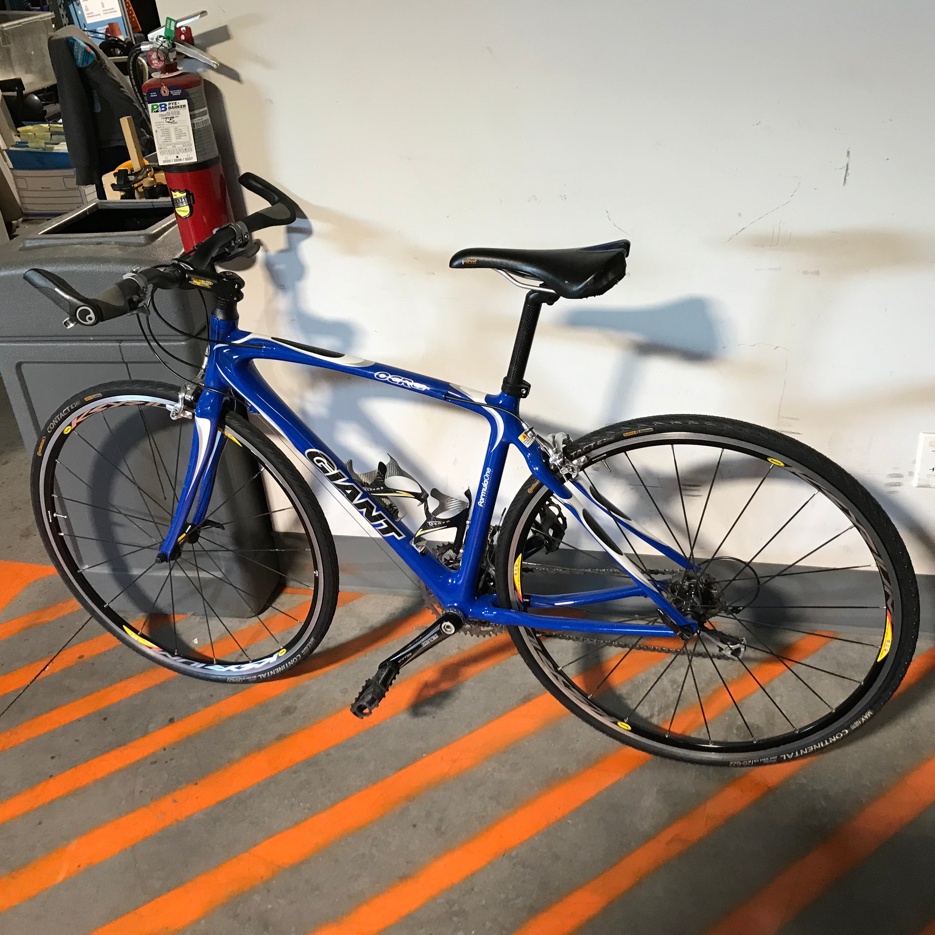 Giant OCR c2 Blue Carbon Fiber 30 Speed Road Bike