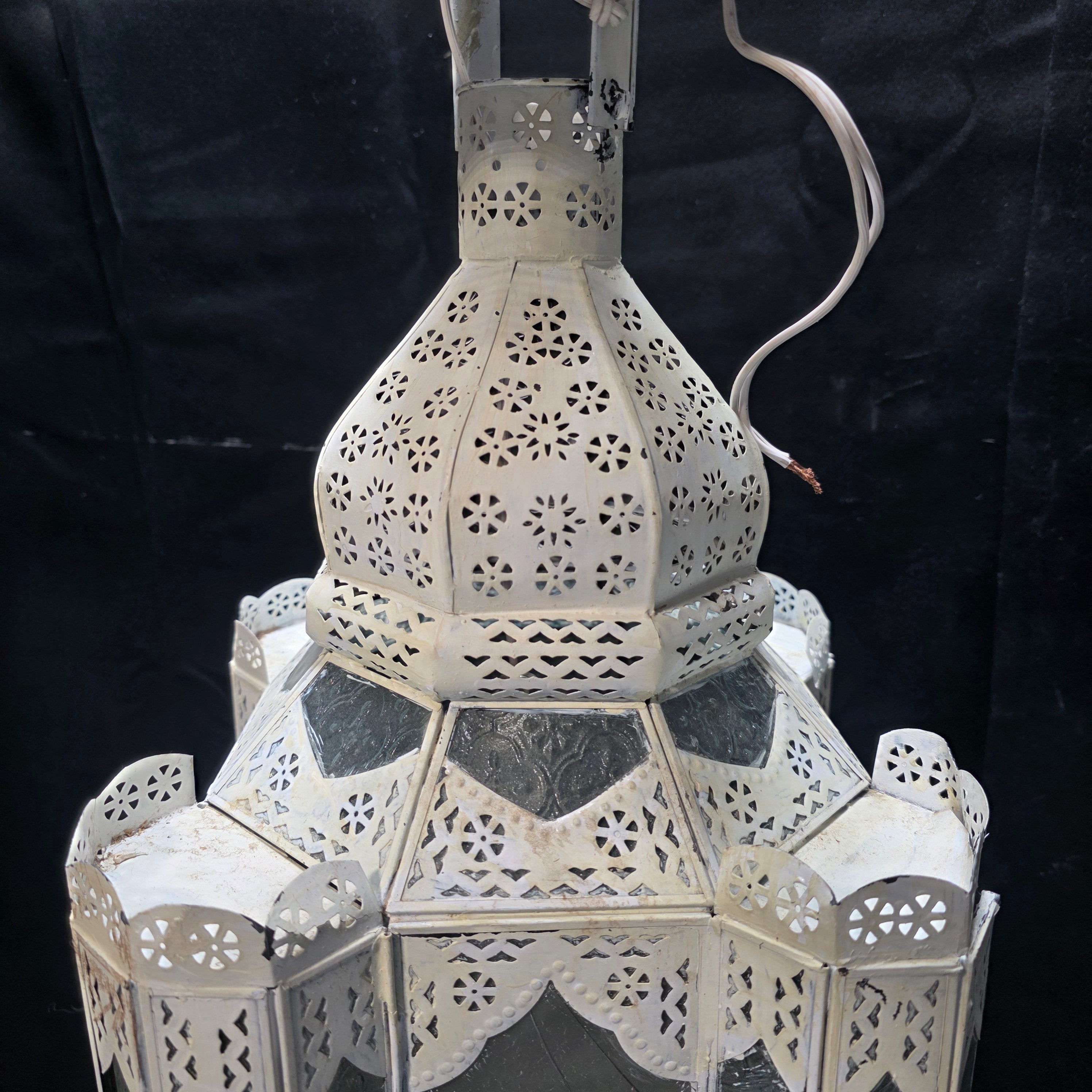 Moroccan Chandelier Pendant Light 11"x11"x27"