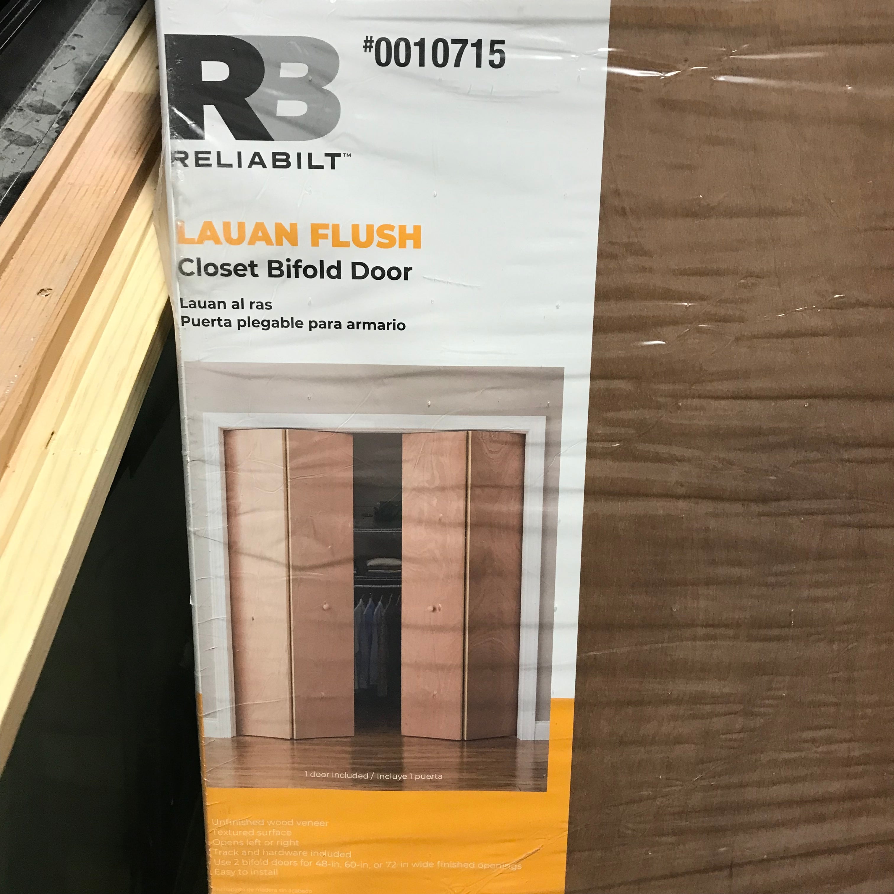 36"x 80" Reliabilt Bi-Fold Doors