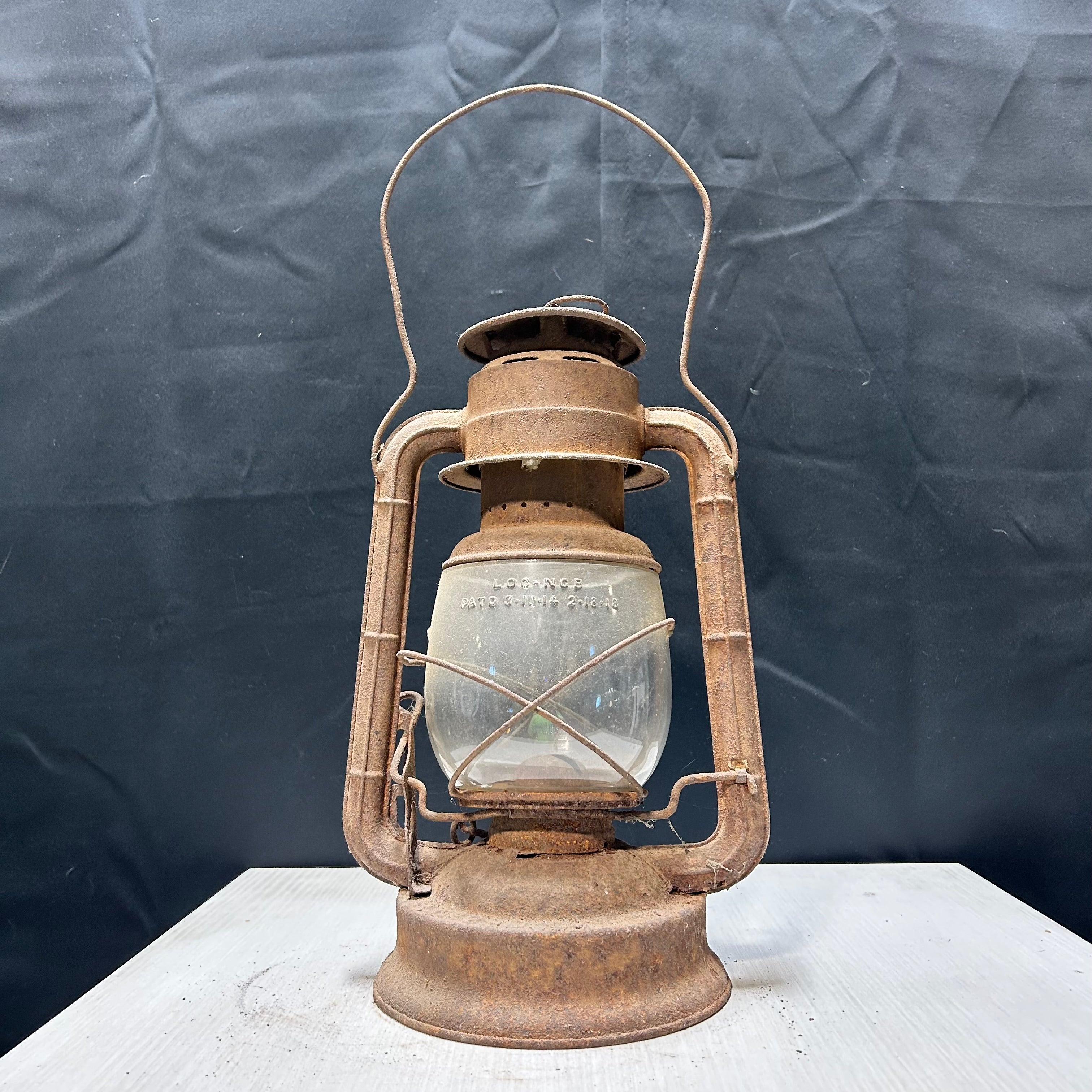 Antique Dietz D-Lite N.Y. U.S.A. Lantern 8"x 13"