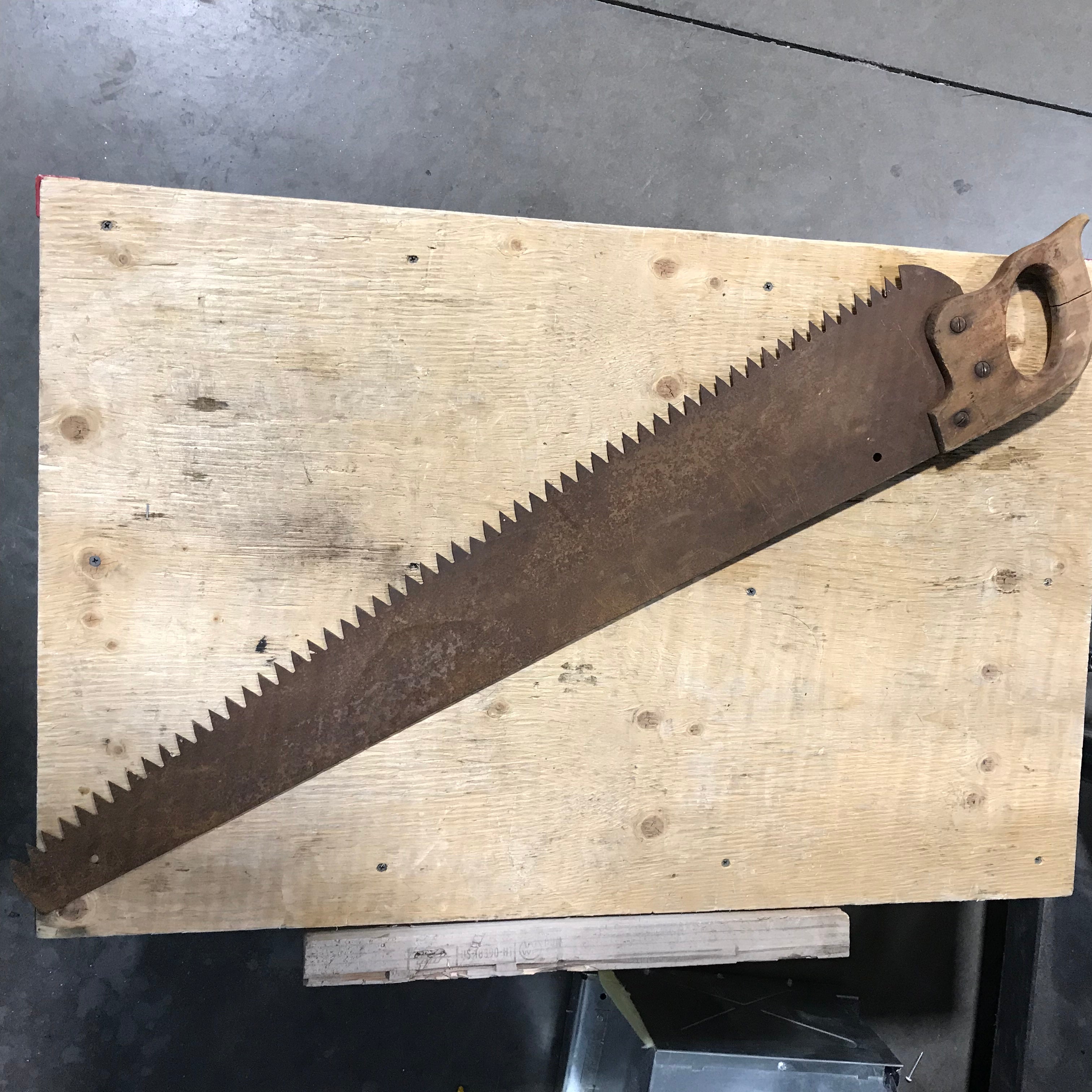 Antique Crosscut Saw 41"