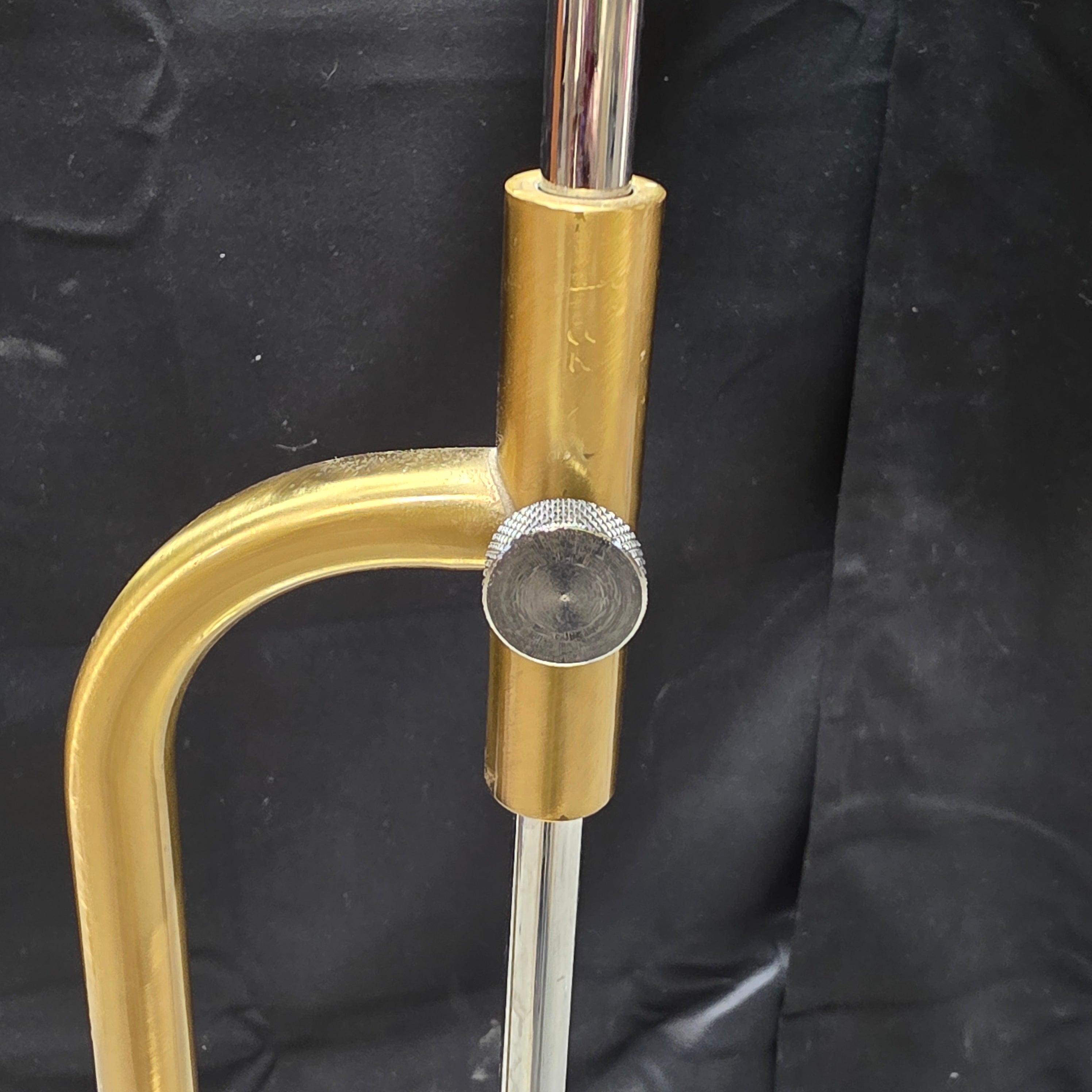 Vintage Mid Century Modernist Adjustable "Saxophone" Floor Lamp