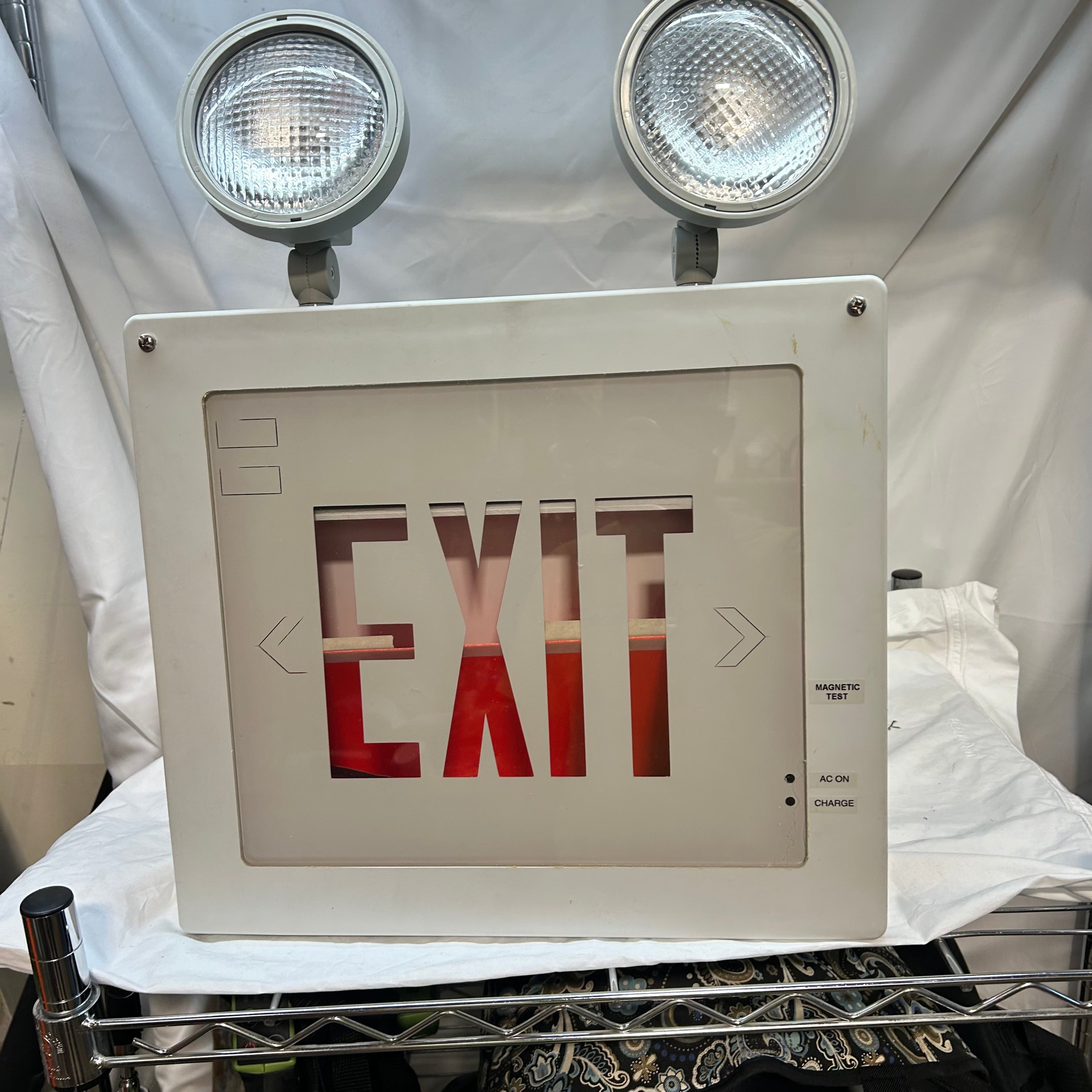 New Mule Emergency Exit Light 15"x 7"x20"
