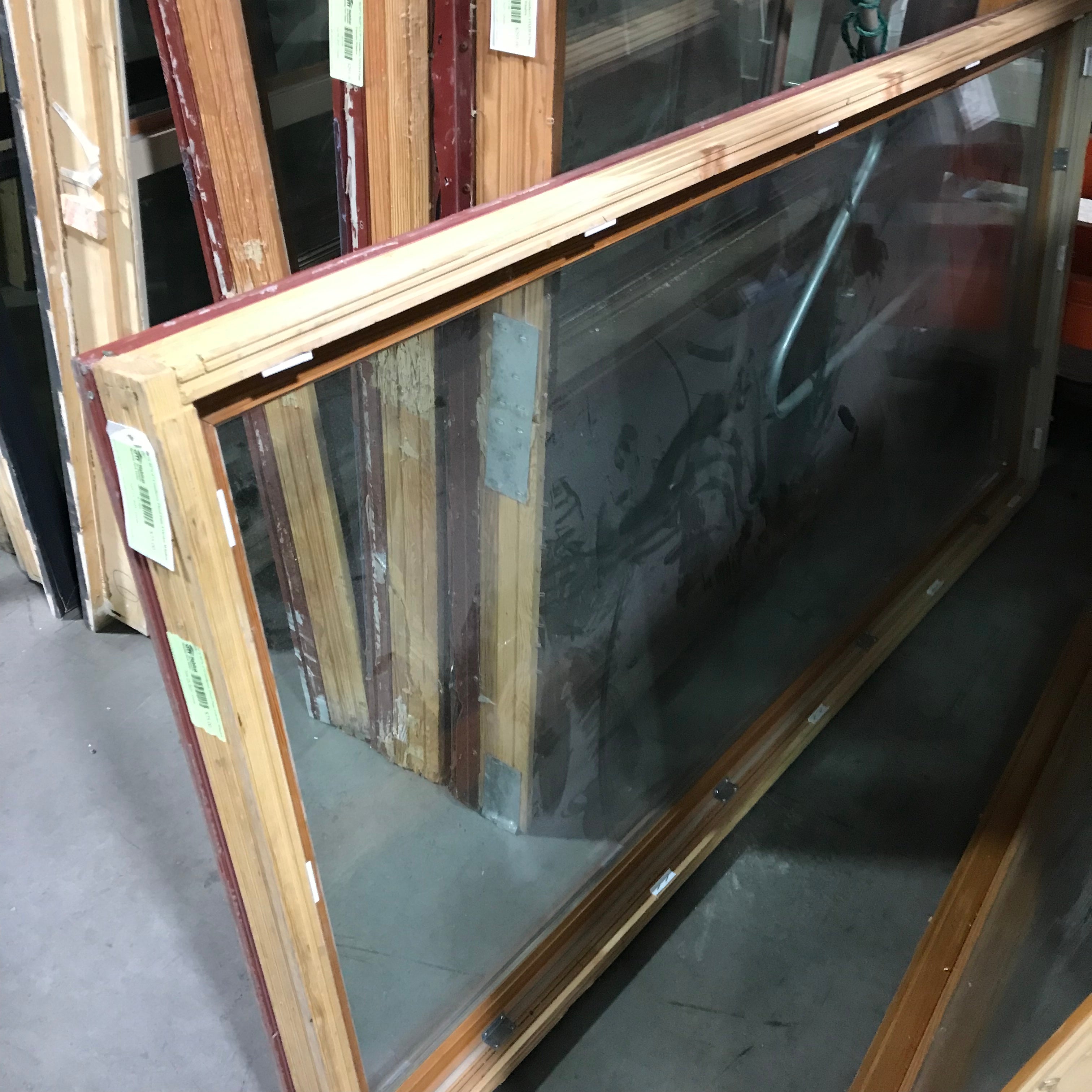 84"x 42"x 4" Cranberry Fixed Pane Exterior Window