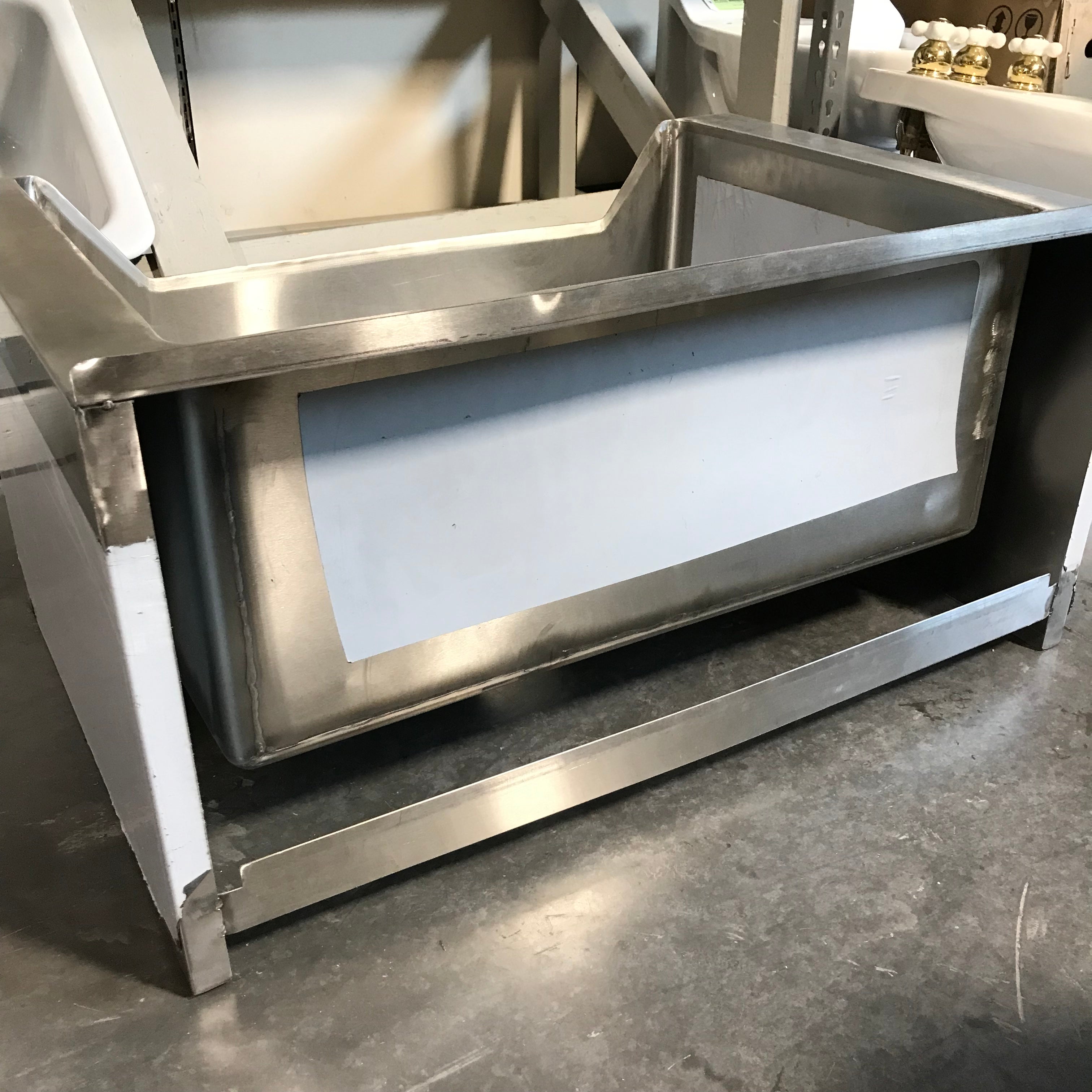 33"x 22.5"x 16" Stainless Steel Mop Sink