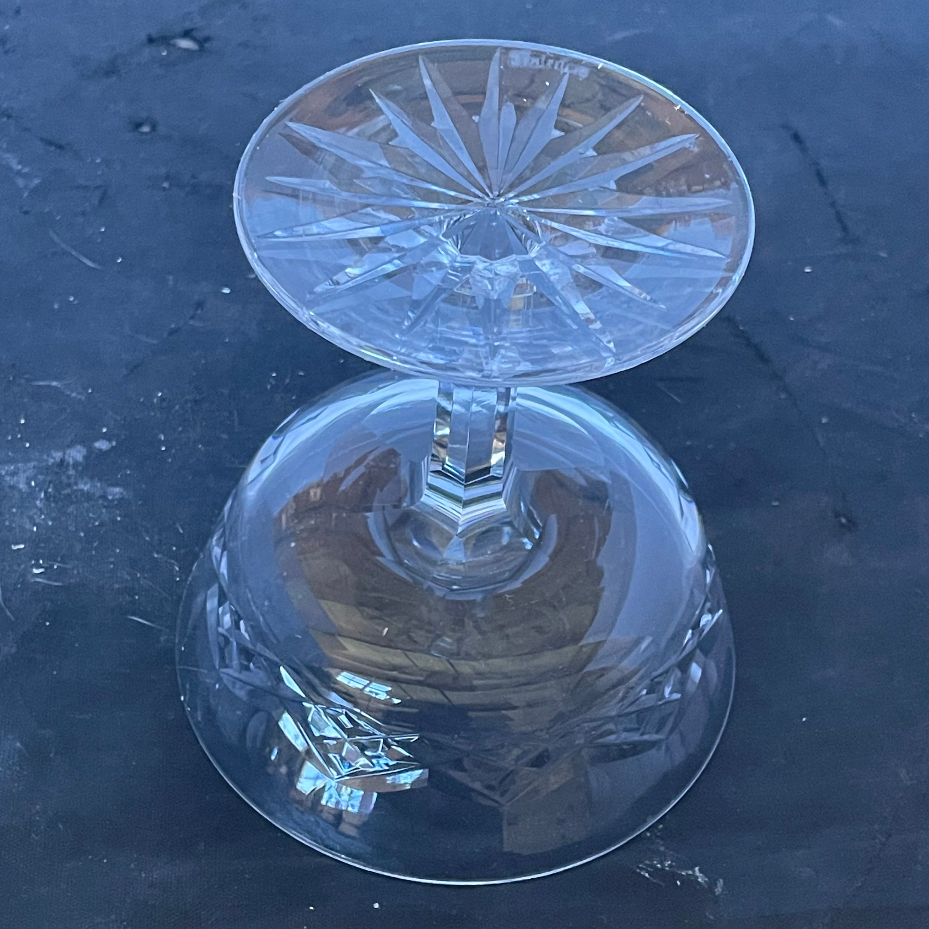 Set of 4 Vintage Waterford Crystal Lismore Champagne/Sherbet Glasses