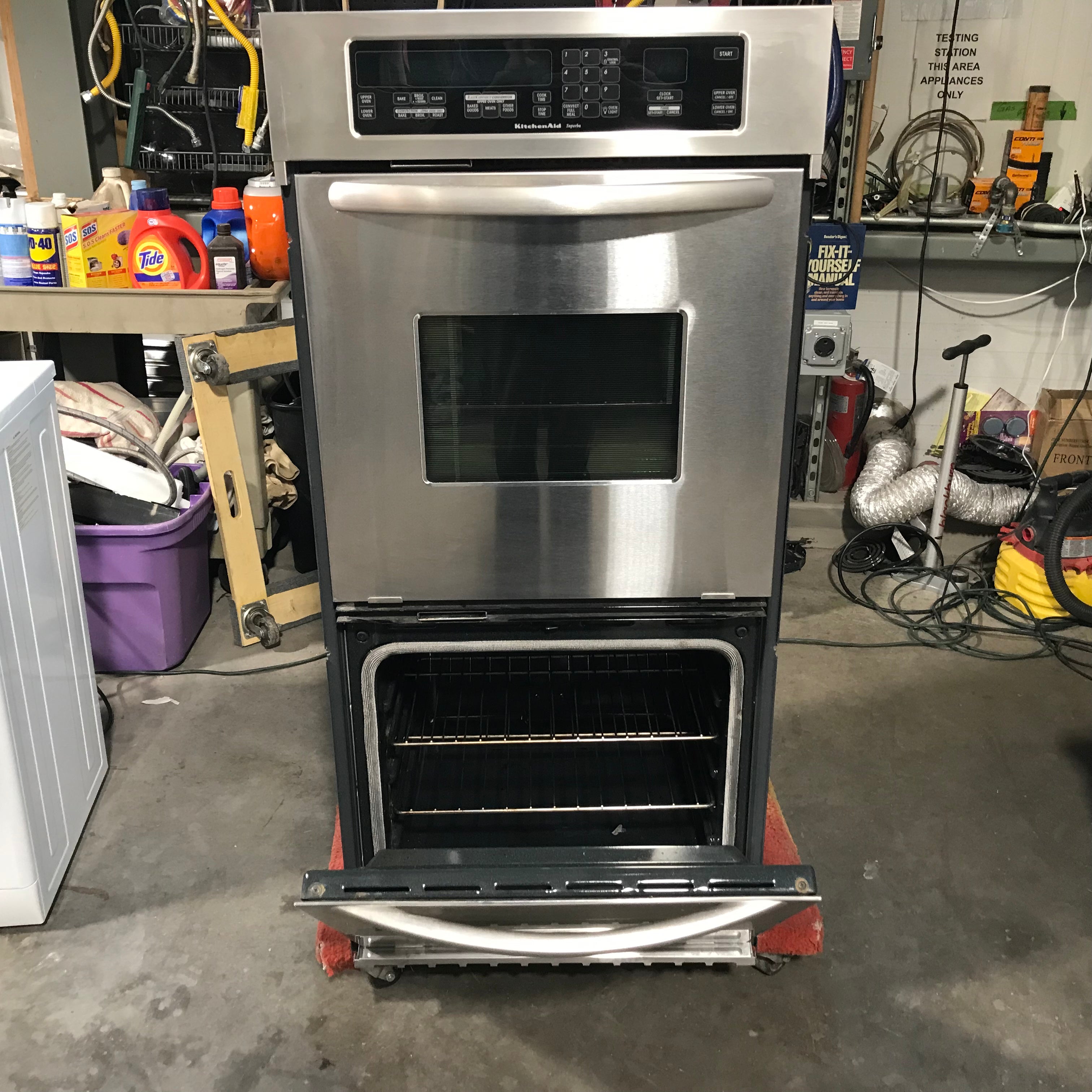 KitchenAid Stainless Steel Double Oven Wall Oven 24"x 24"x 50"