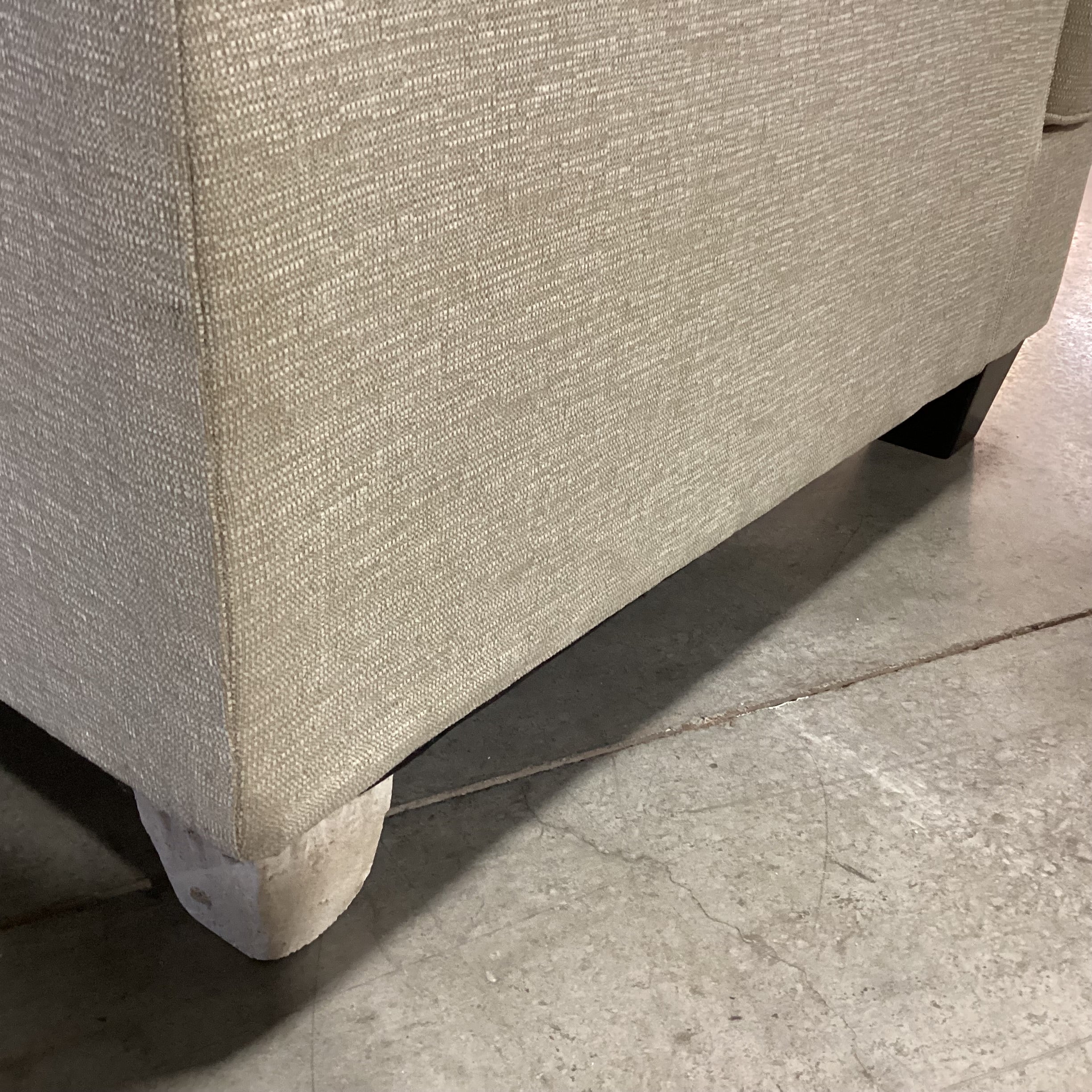 Beige Woven Queen Sleeper Sofa 85"x 38"x 37"