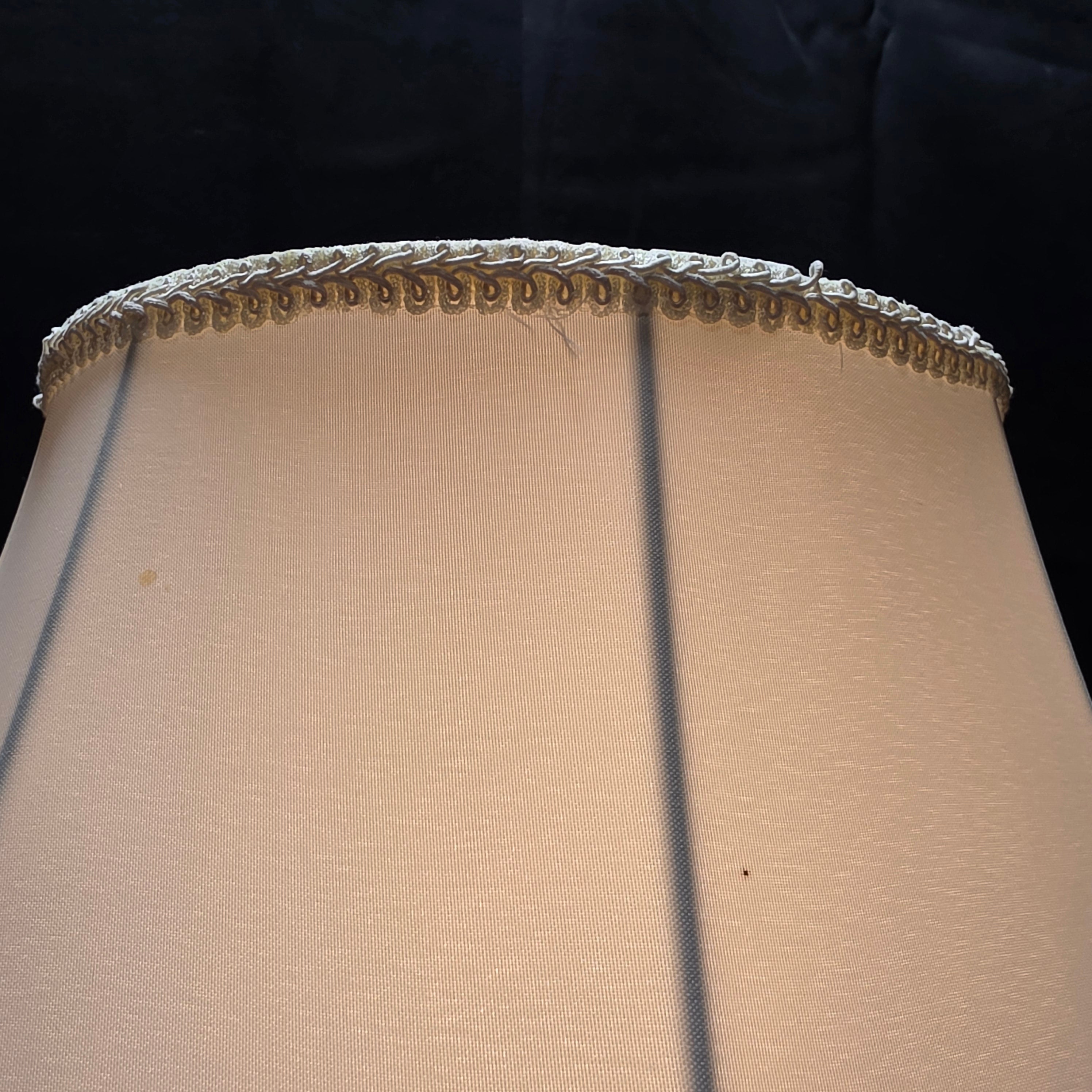 Bradburn Gallery Sweet Floral Lamp with Pink Ribbon Lined Shade 18"Dx37"