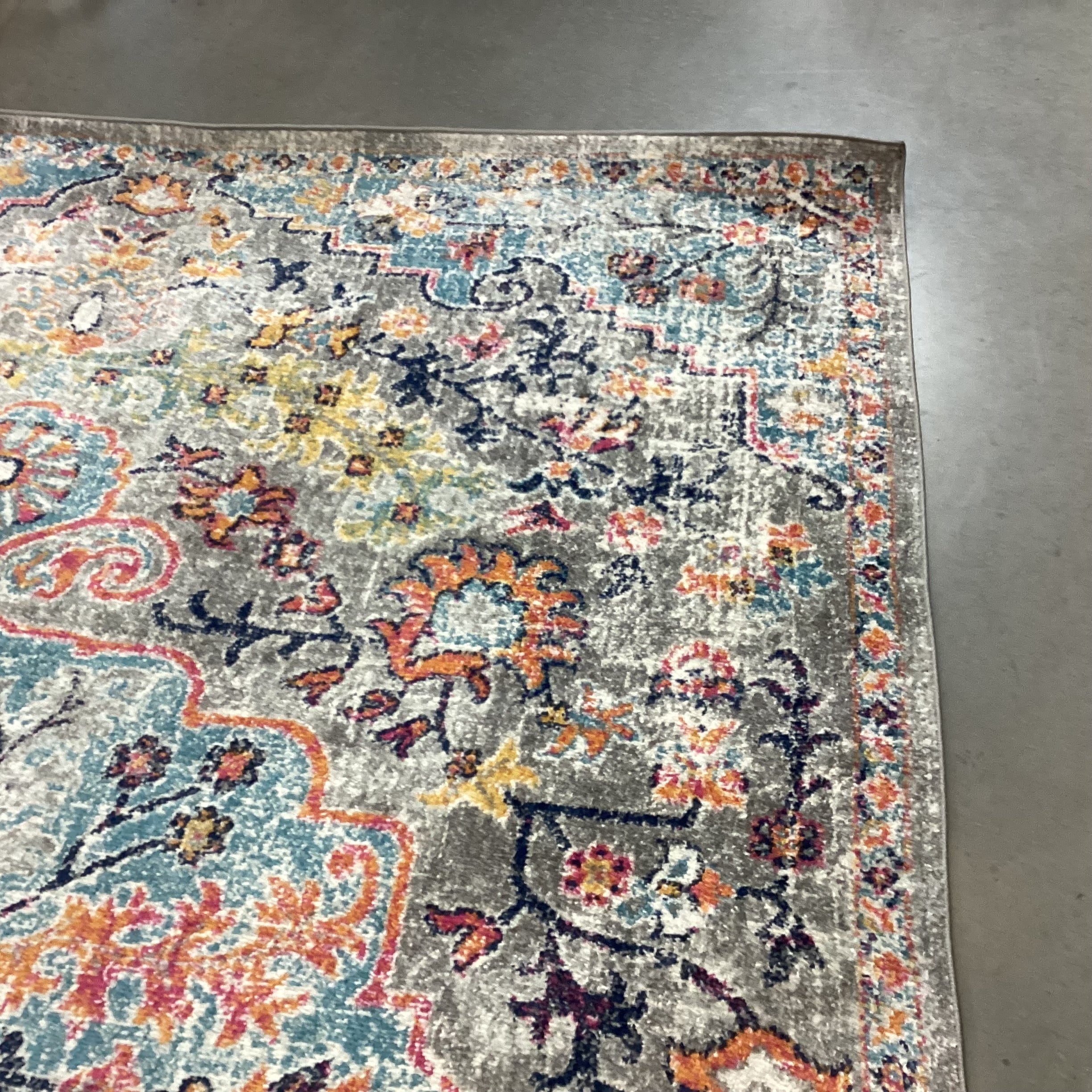 Surya Harput Collection Multi Brights Poly Rug 7'10"x 10'3"