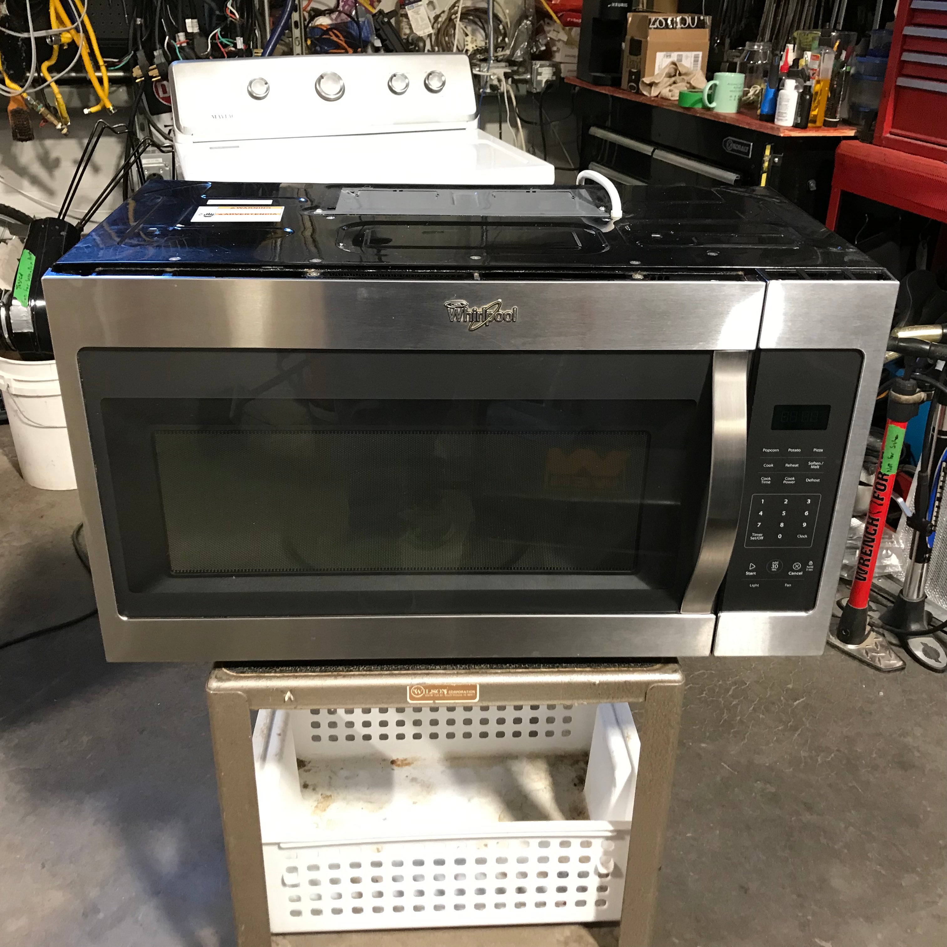 Whirlpool Stainless Steel Over-The-Range Microwave 30"x 16"x 17"