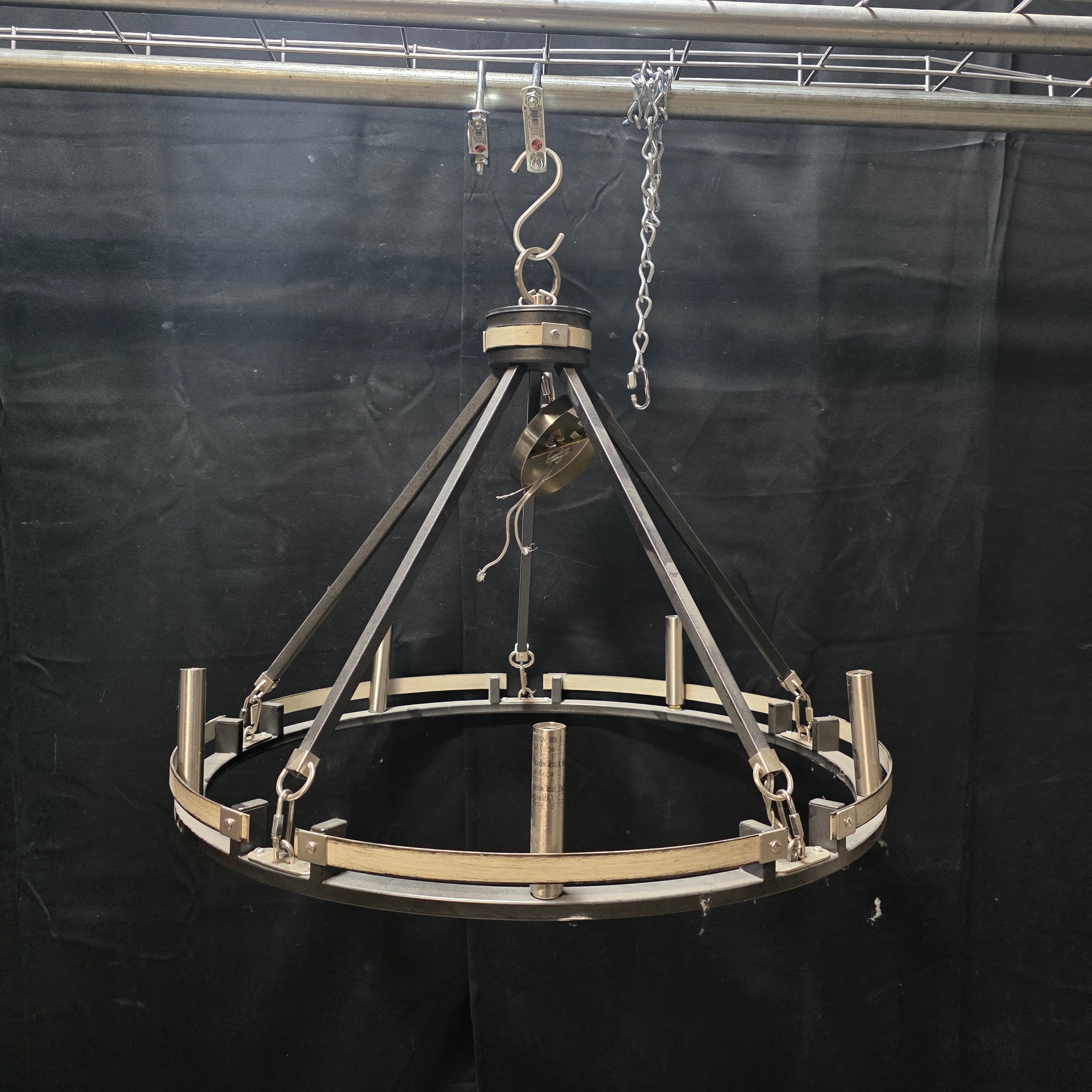 Modern 5 Light Chandelier 26"Dx19"