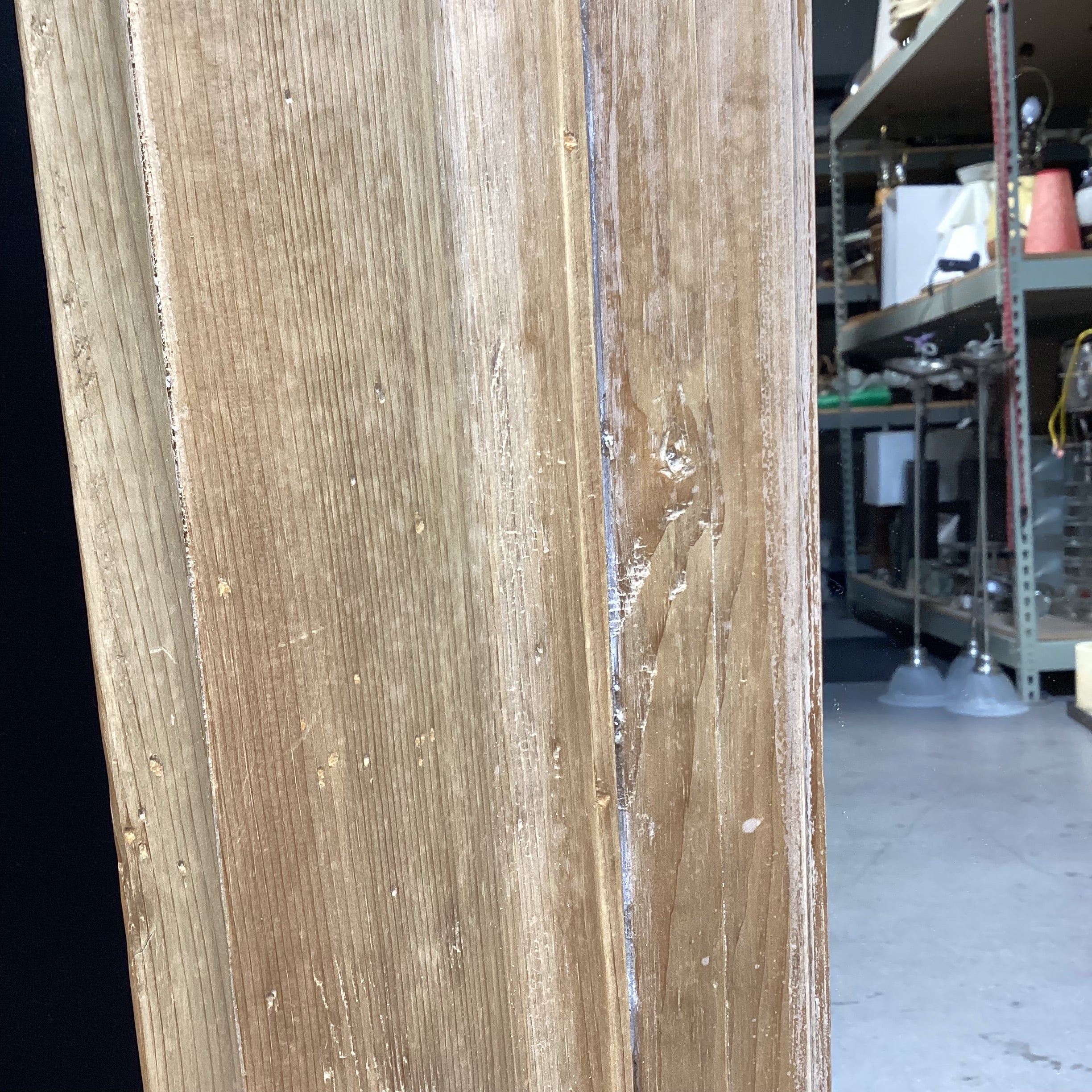 Large Rectangular Pine Wall Mirror 38.5" x 46.5"