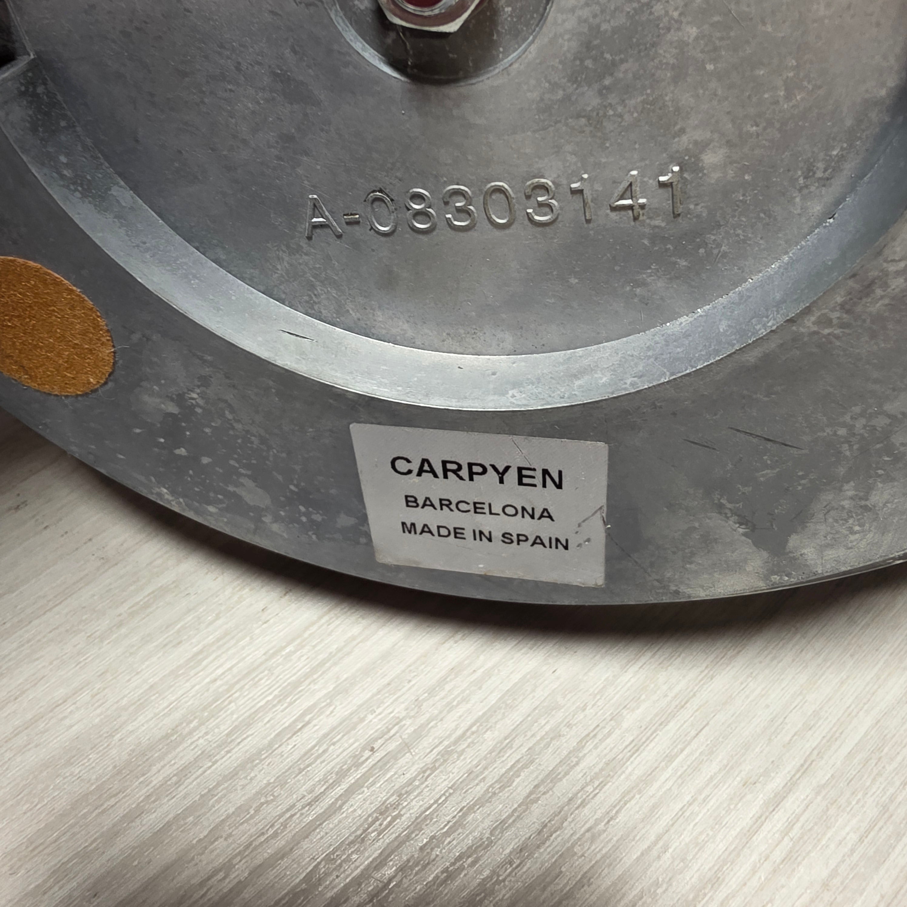 Carpyen Tema Table Lamp in Matte Nickel Made in Barcelona 7.5"Dx26"