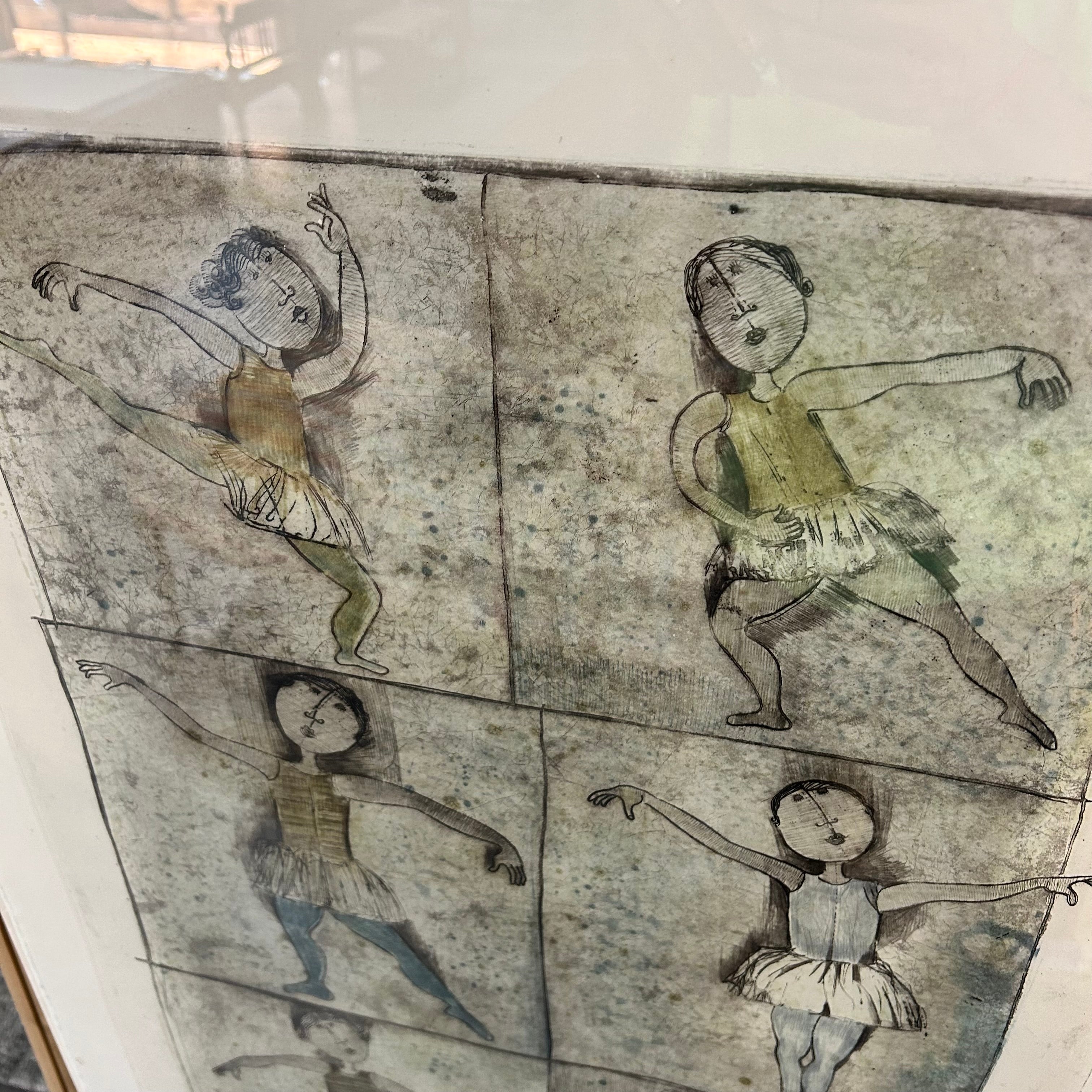 Graciela Rodo Boulanger "Ballet Poses" Original Signed & Numbered Lithograph Wall Decor 23"x 30"