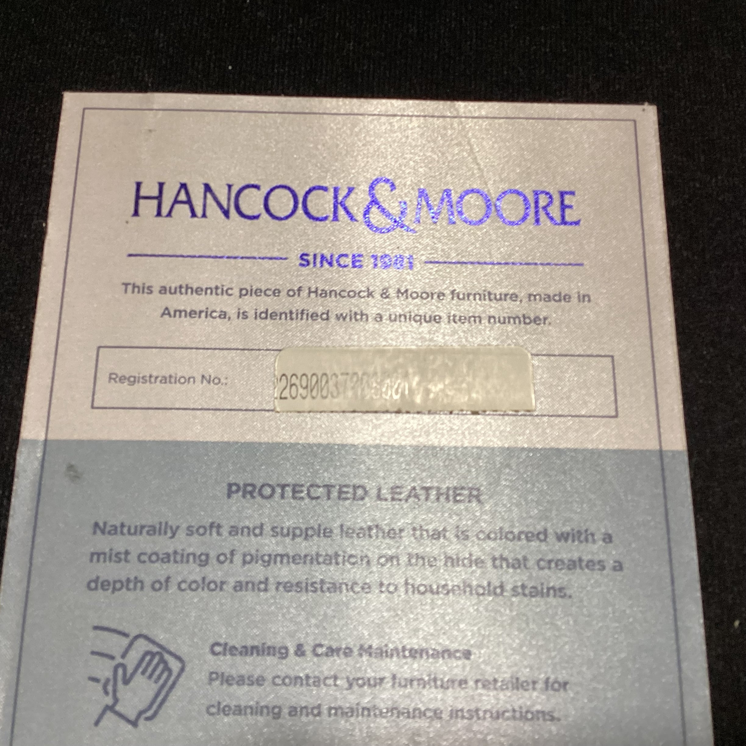 Hancock & Moore Chelsea Distressed Taupe Leather Nailhead Key Style Arm Sofa 92"x 42"