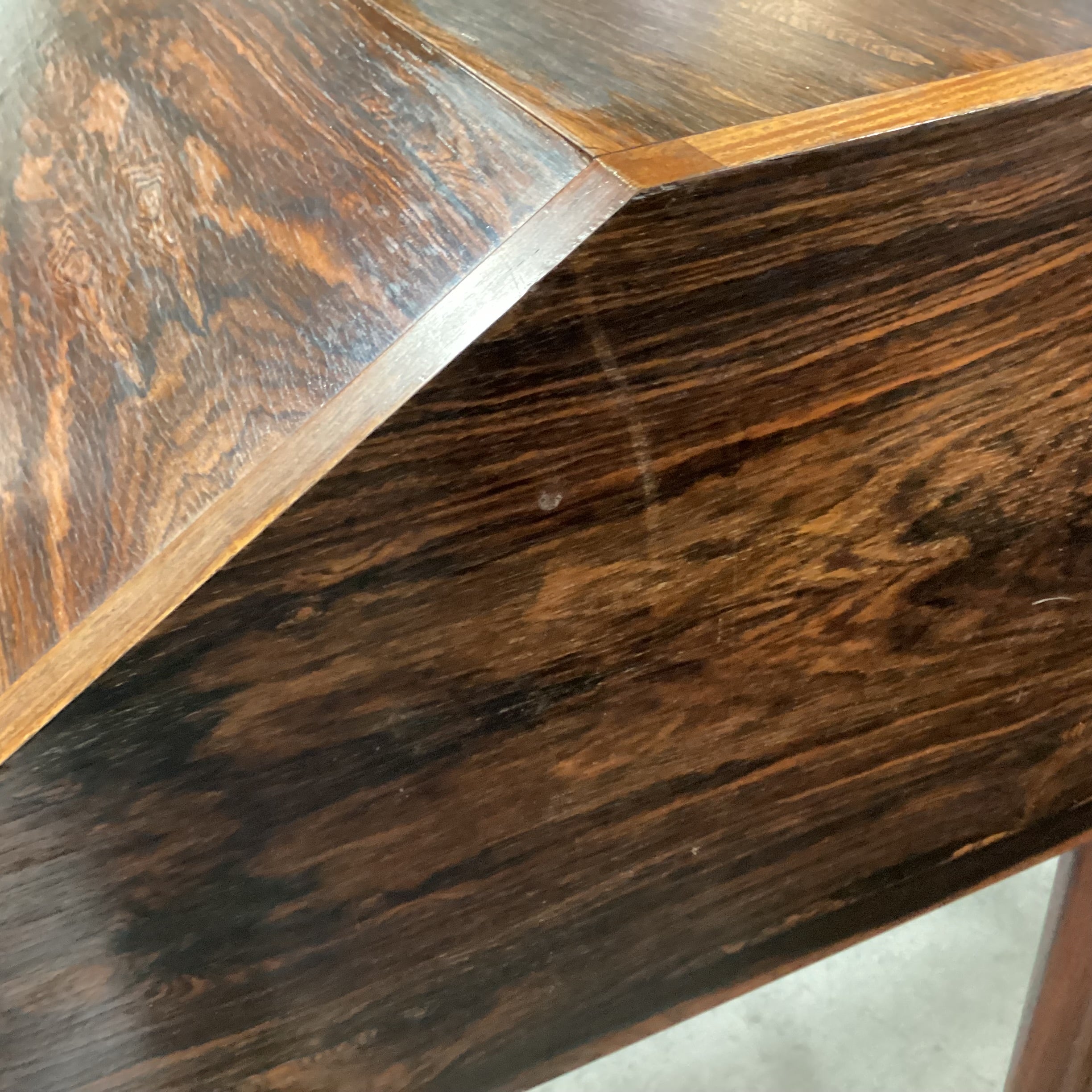 Mellemstrands Made in Norway Vintage 1960's Rosewood Slant Front Desk