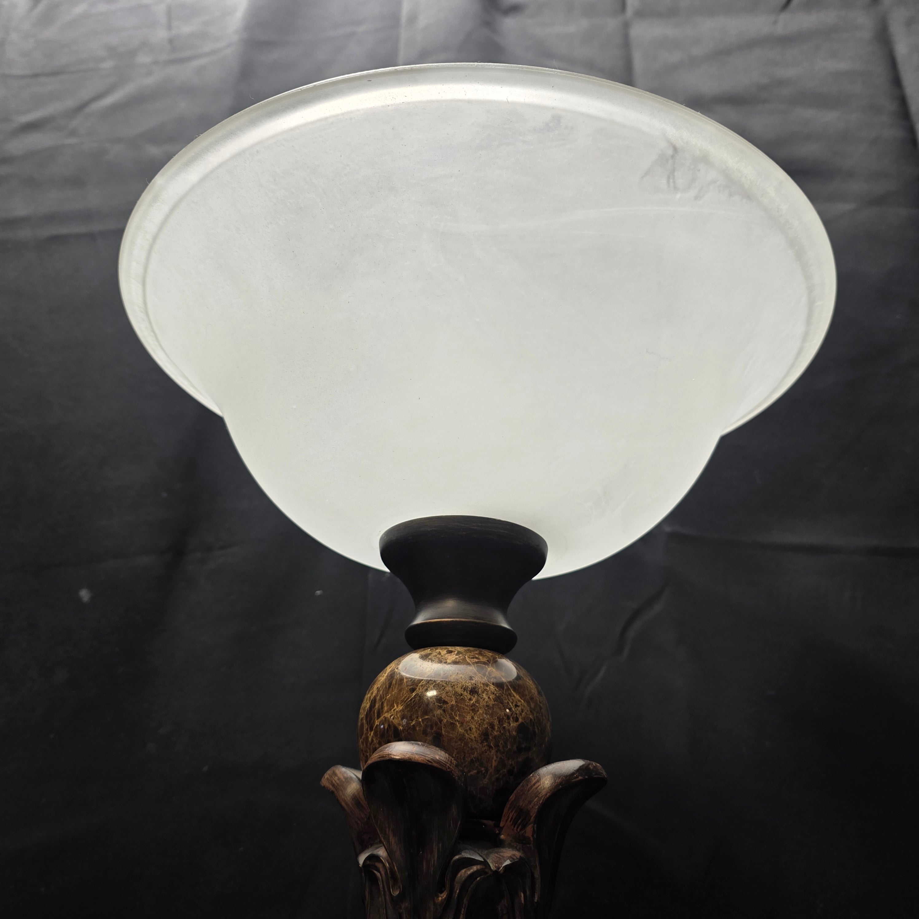 Neo-Classical European Style Resin / Stone Accent Floor Lamp 12.75"Dx70.5