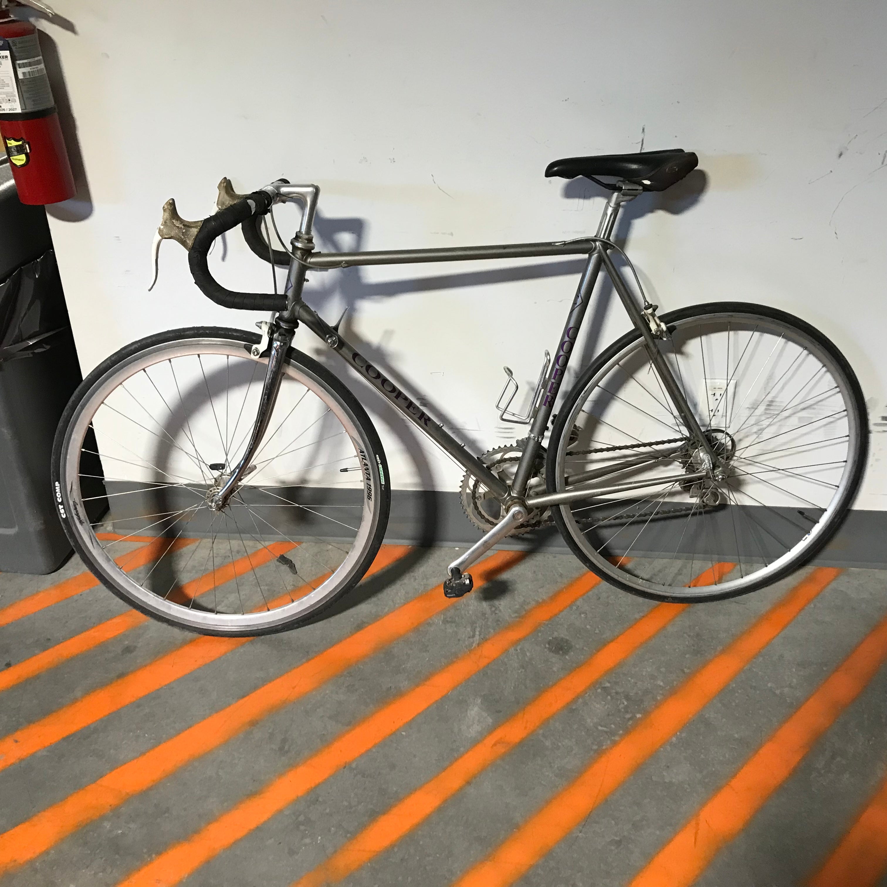 Cooper Classic Silver Steel 12 Speed Dura-Ace 22" Road Bike