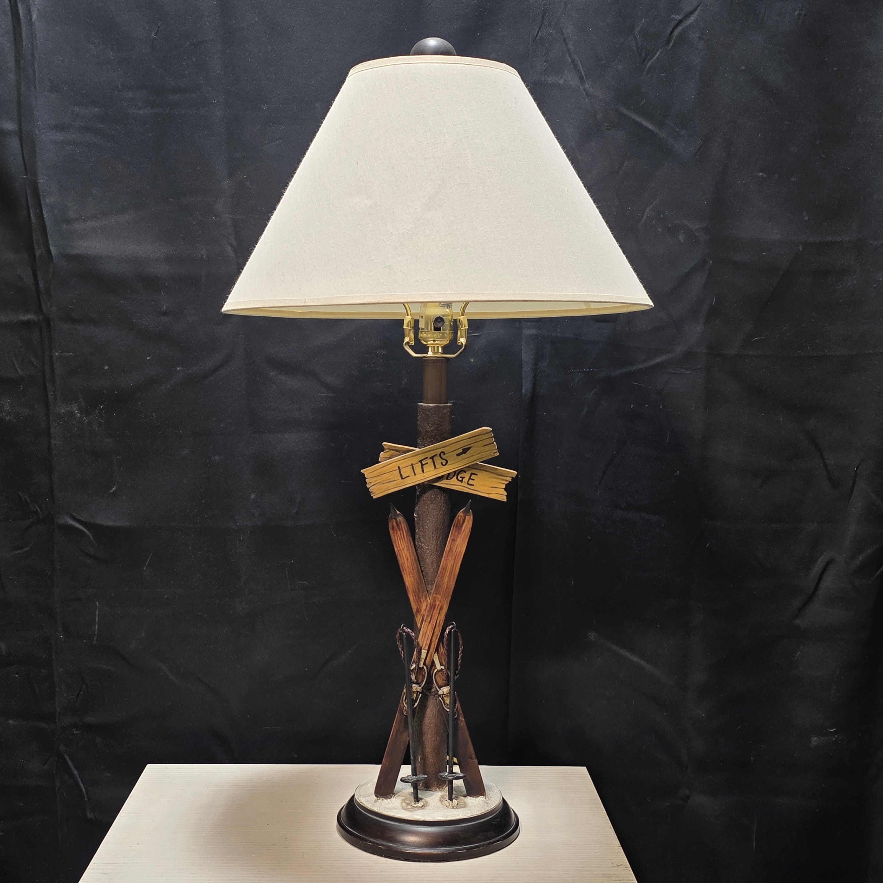 Fun Colorado Outdoors Snow Ski Lamp 16.75" D x 30"