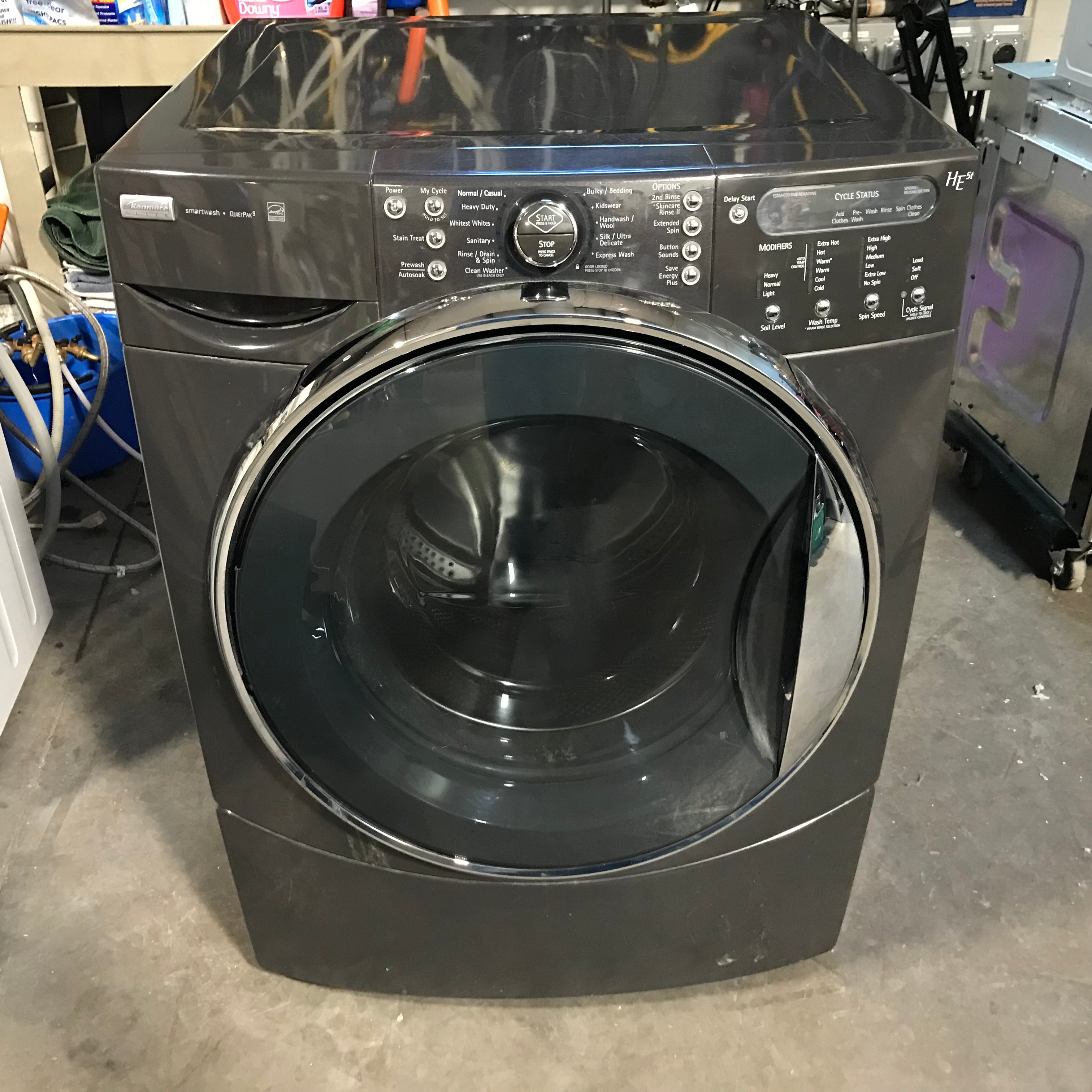 Kenmore Charcoal Front-load Washer 27"x 29"x 38"