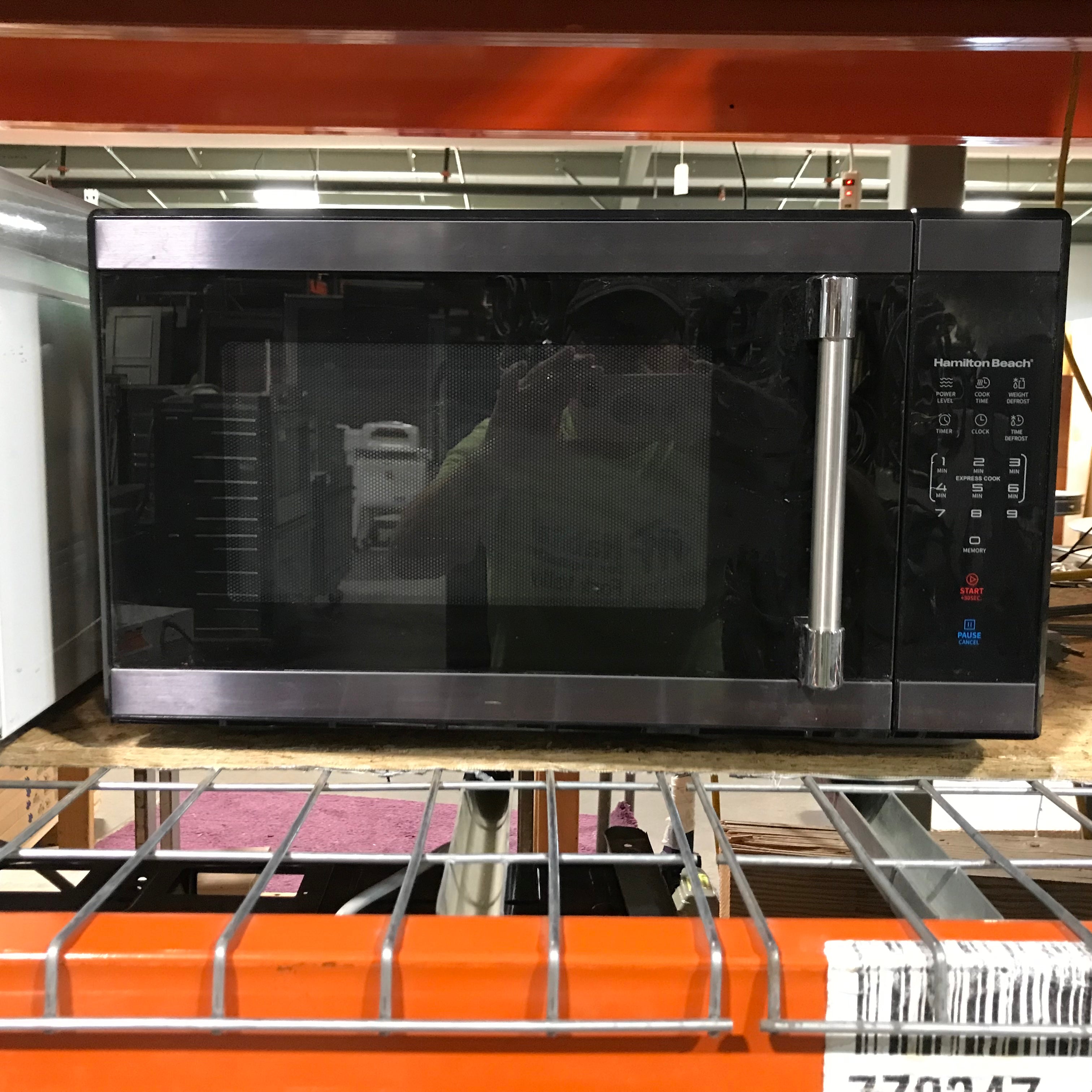Hamilton Beach Stainless Steel 1000-Watts Counter-Top Microwave 20.5"x 15"x 11"