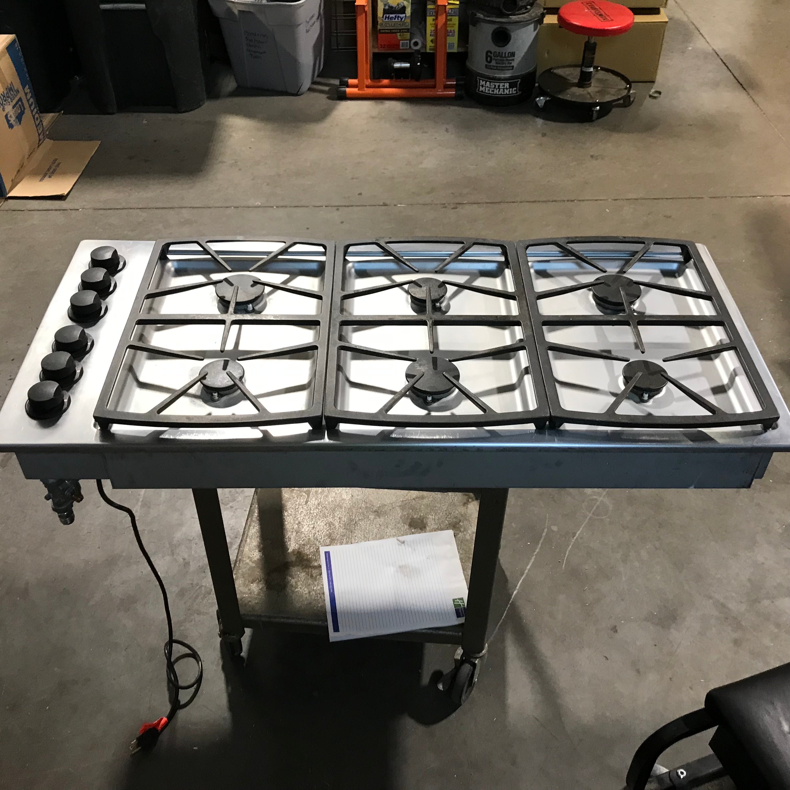Dacor Stainless Steel 6 Burner Gas Cook Top 46"x 21"x 5"