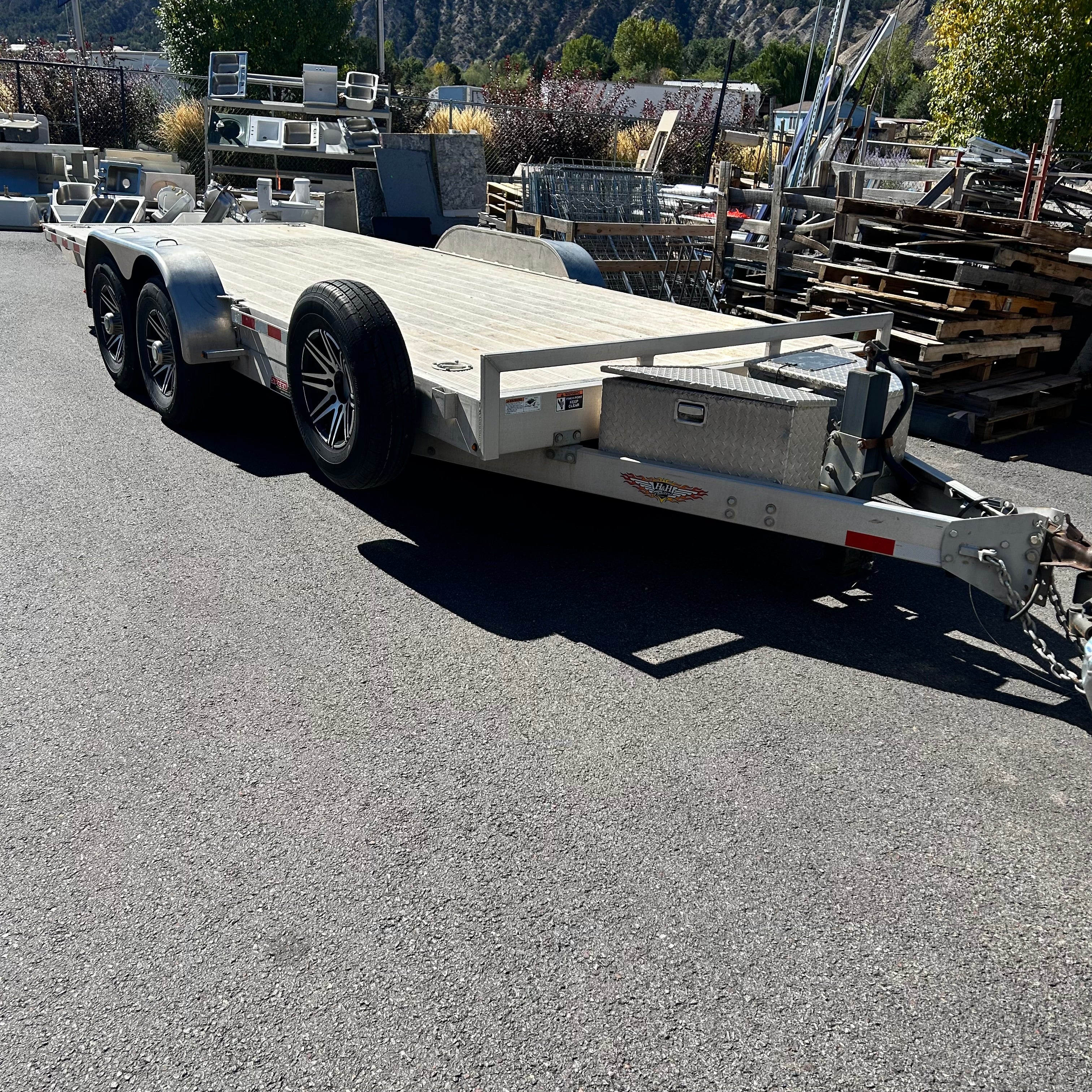 2022 25 ft. Total - 20' Deck Aluminum Tilt Speed Loader EX Car Hauler Trailer