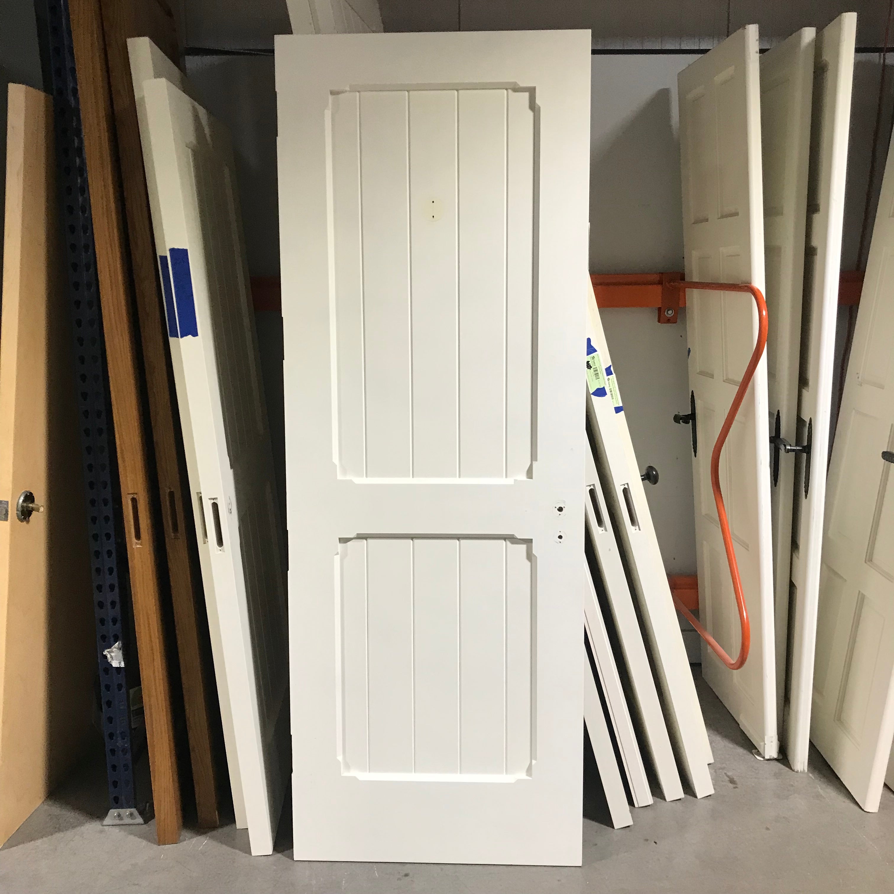 31.75"x 88"x 2.25" Cream 2 Vertical Panel Interior Door