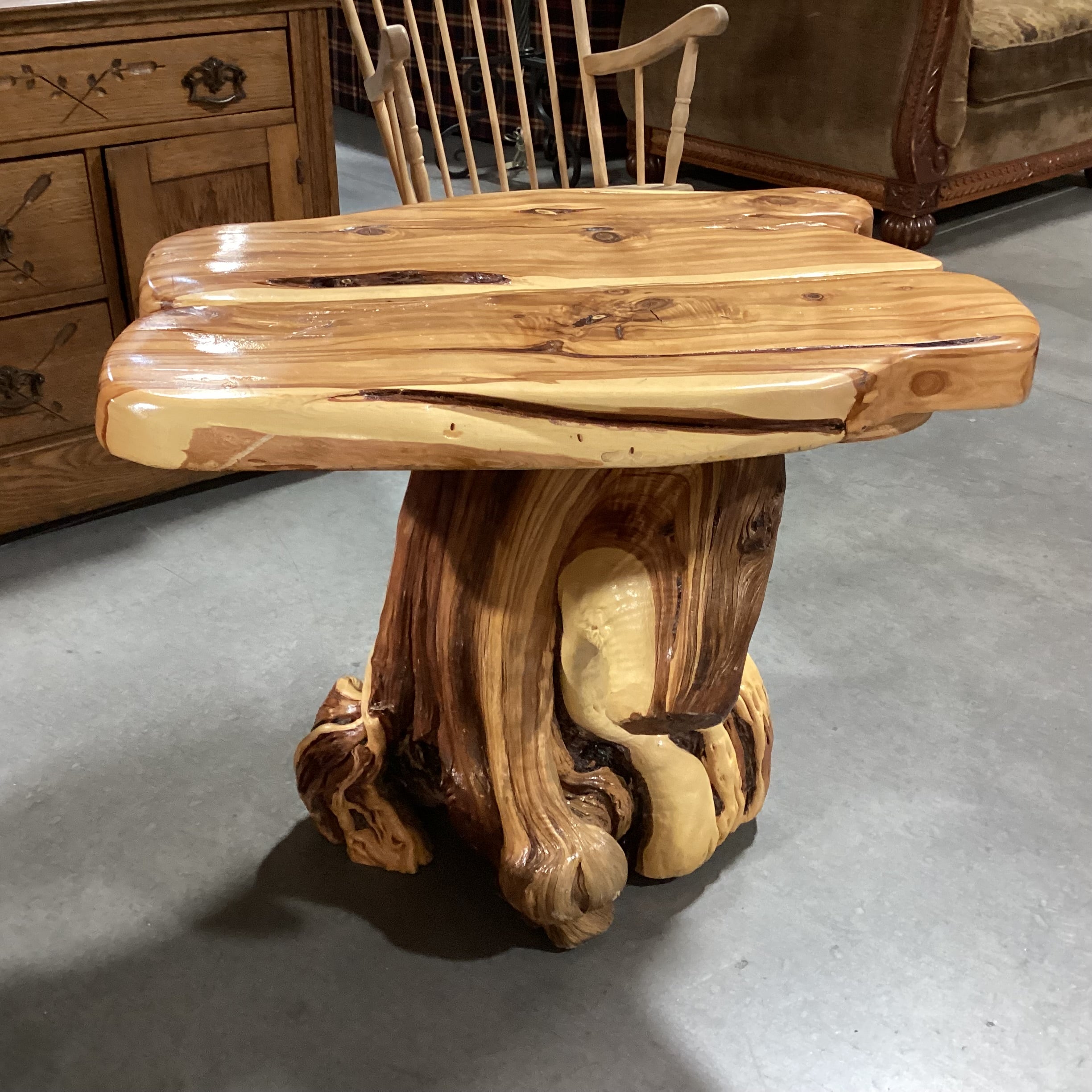 Vintage Tree Root Accent Table 27"x 23"x 25"
