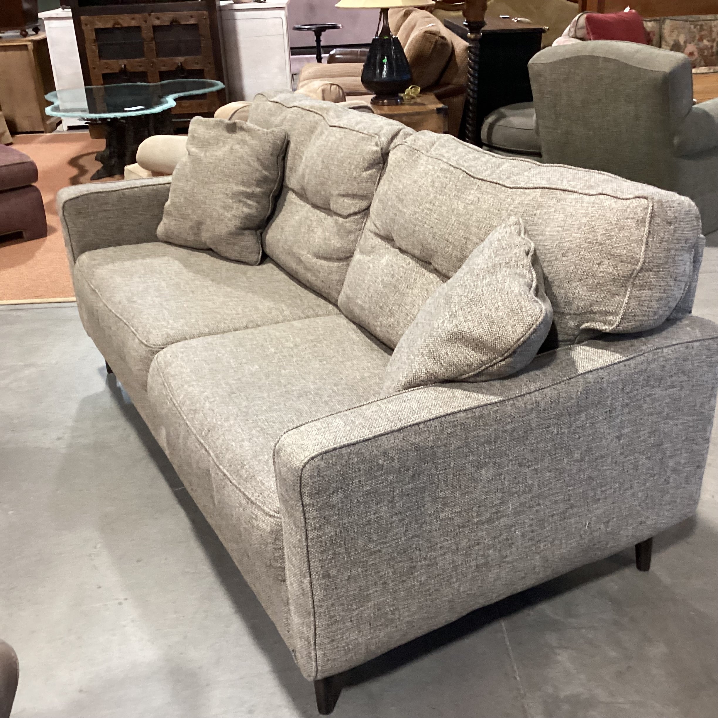 Ashley Furniture Dahra Brown Heather Woven Sofa 80"x 38"x 36"