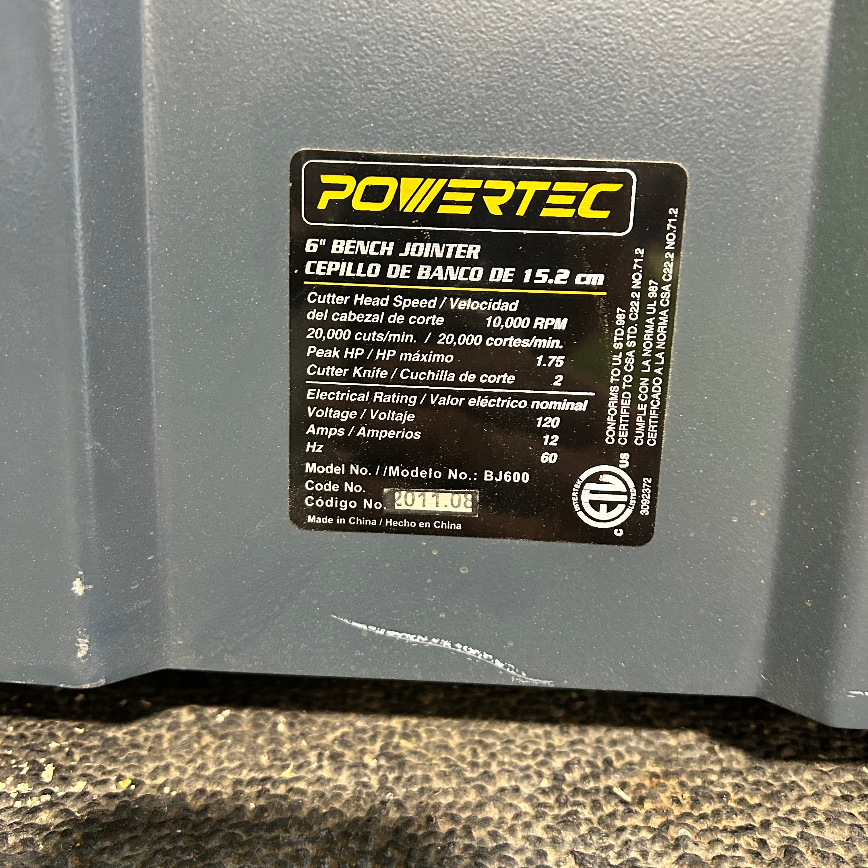 PowerTec 6" Joiner With Blades