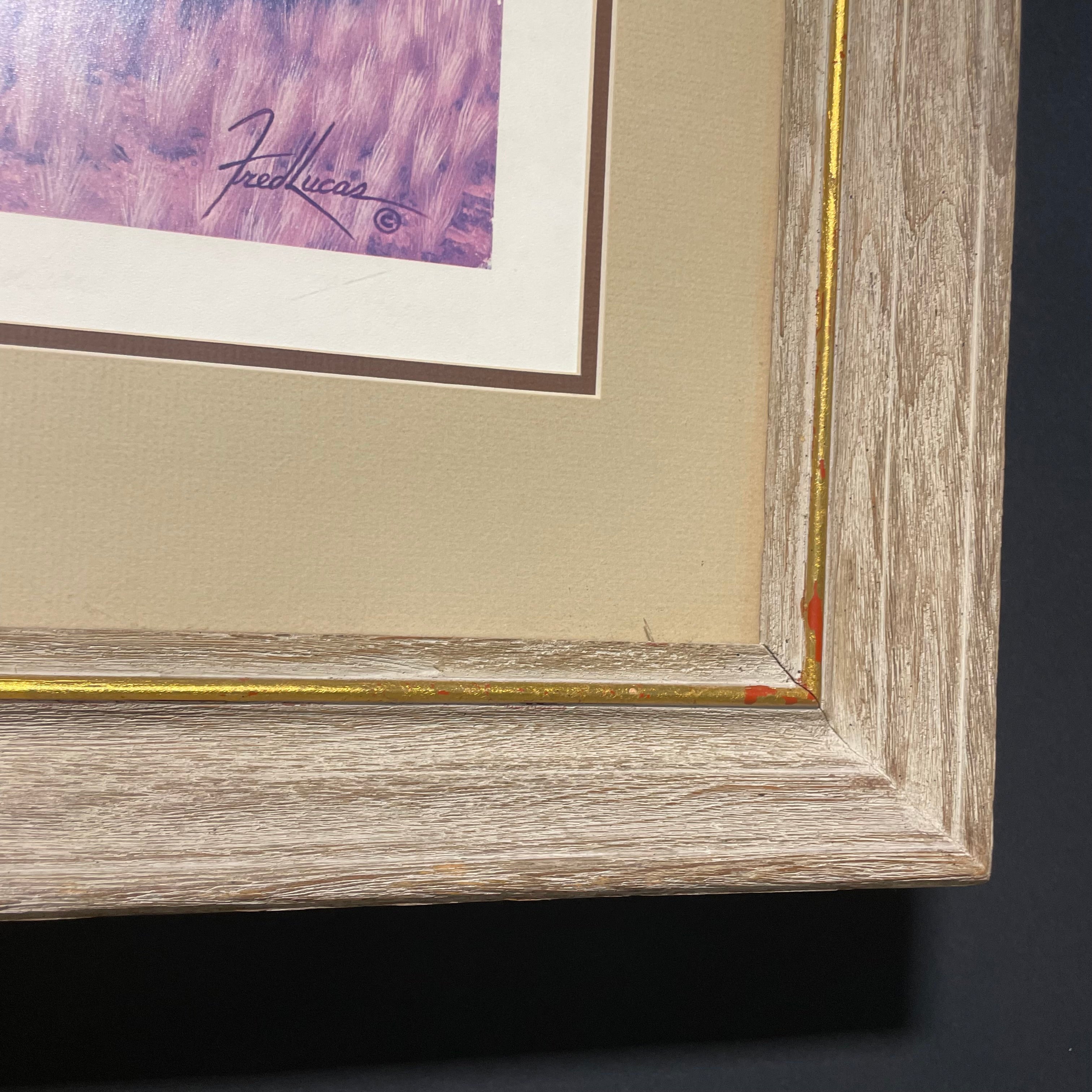 Fred Lucas "Arizona Lifeline" Print In Wooden Frame 43 1/2" x 34"