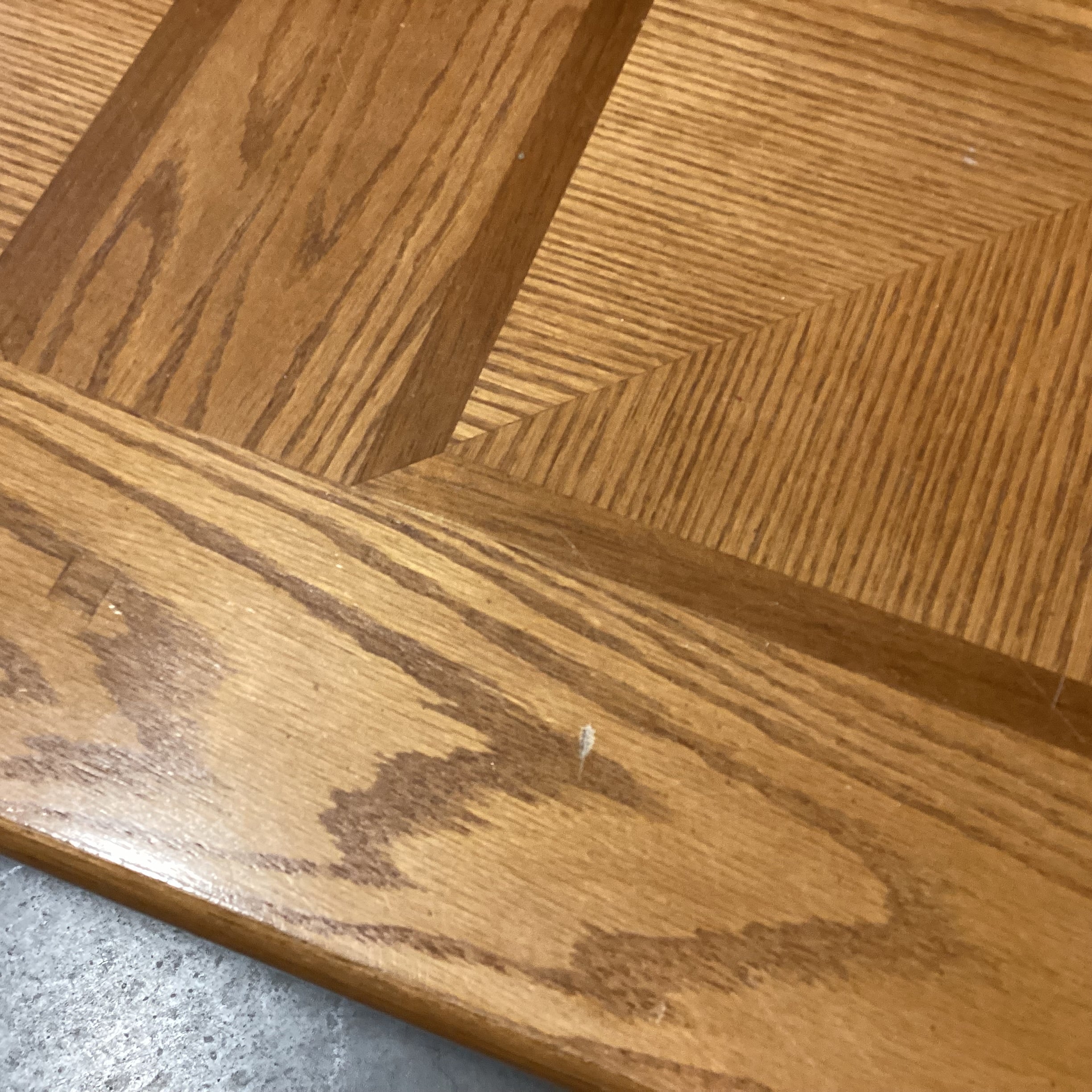 Dual Level Solid Wood Coffee Table 50"x 28"x 17"