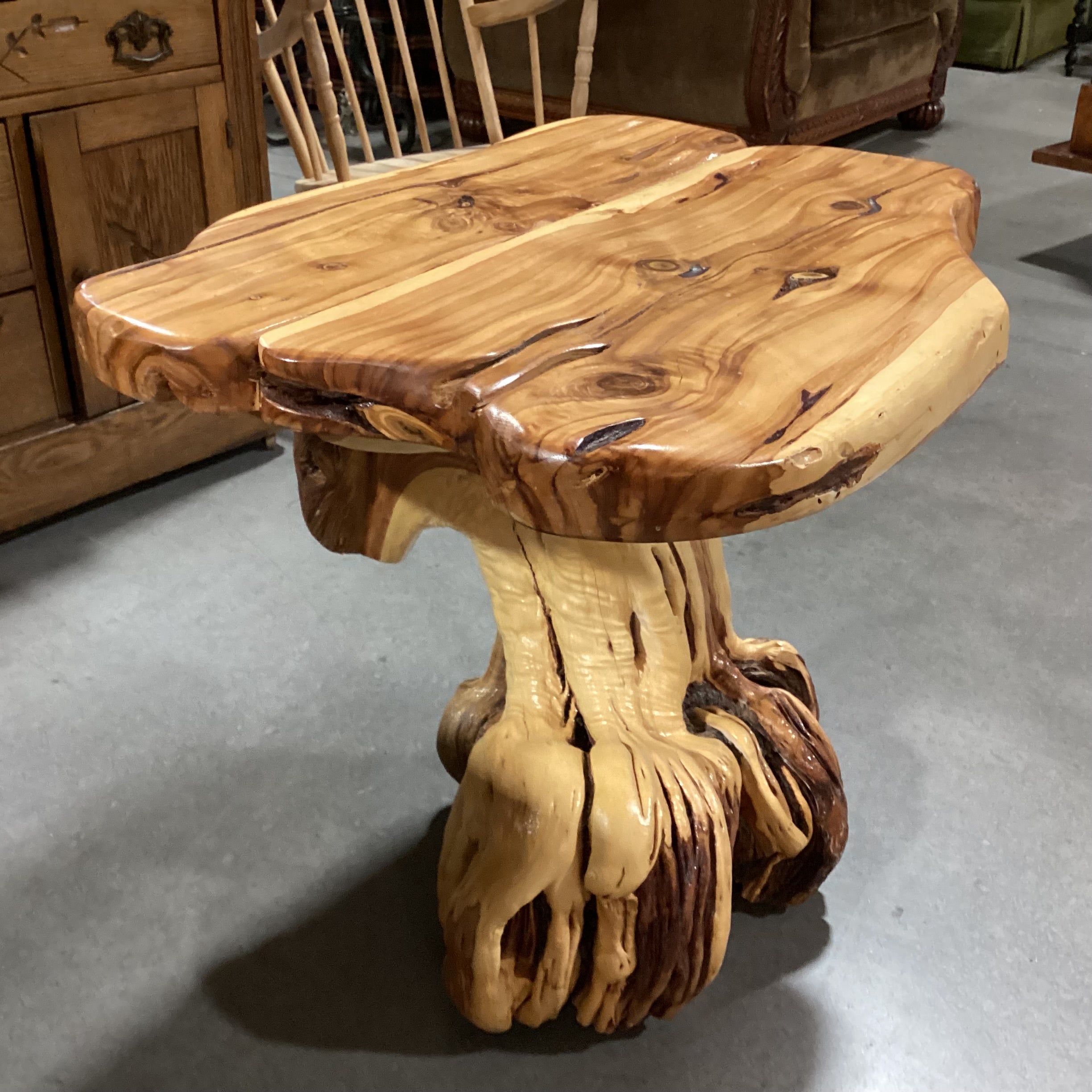 Vintage Tree Root Accent Table 27"x 23"x 25"