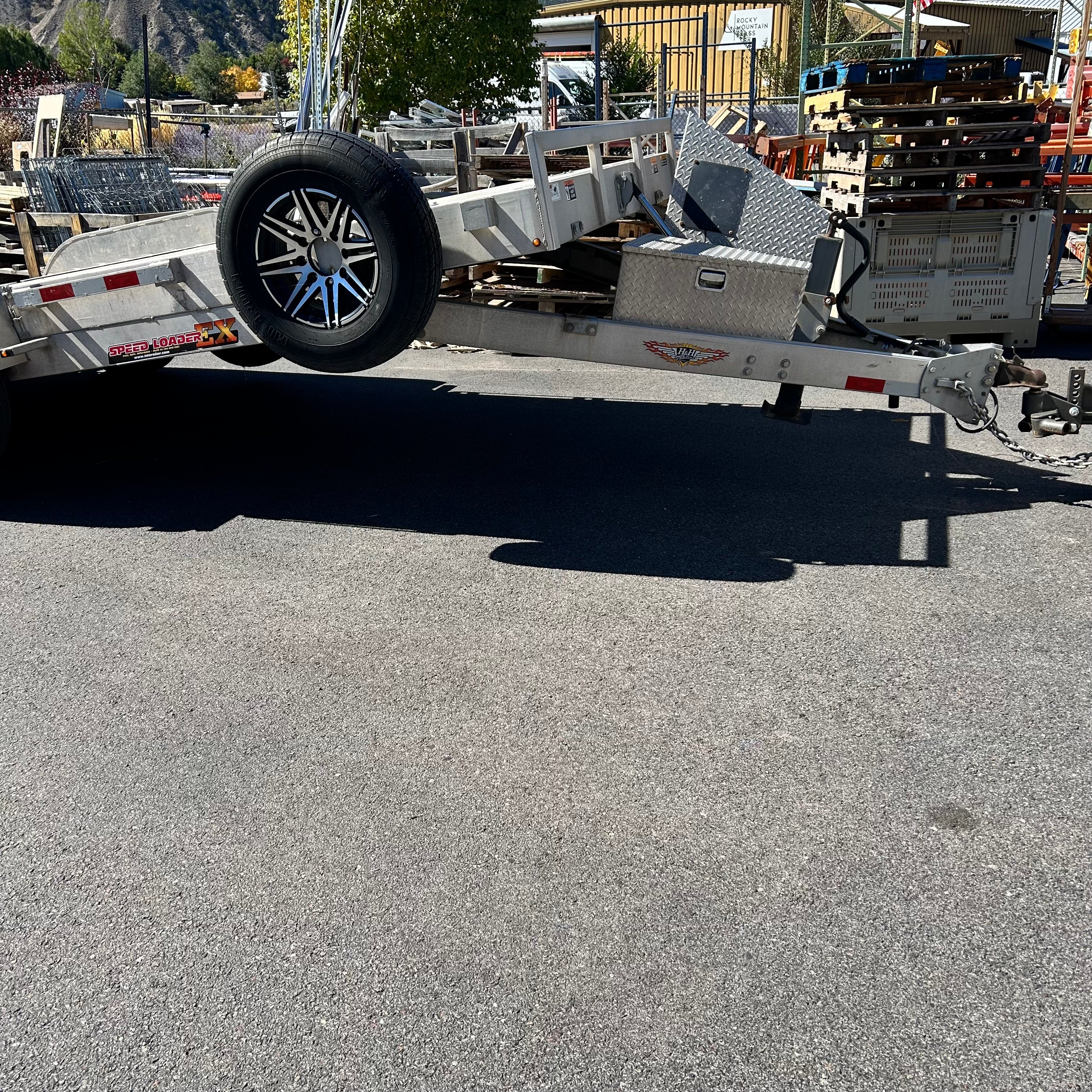 2022 25 ft. Total - 20' Deck Aluminum Tilt Speed Loader EX Car Hauler Trailer