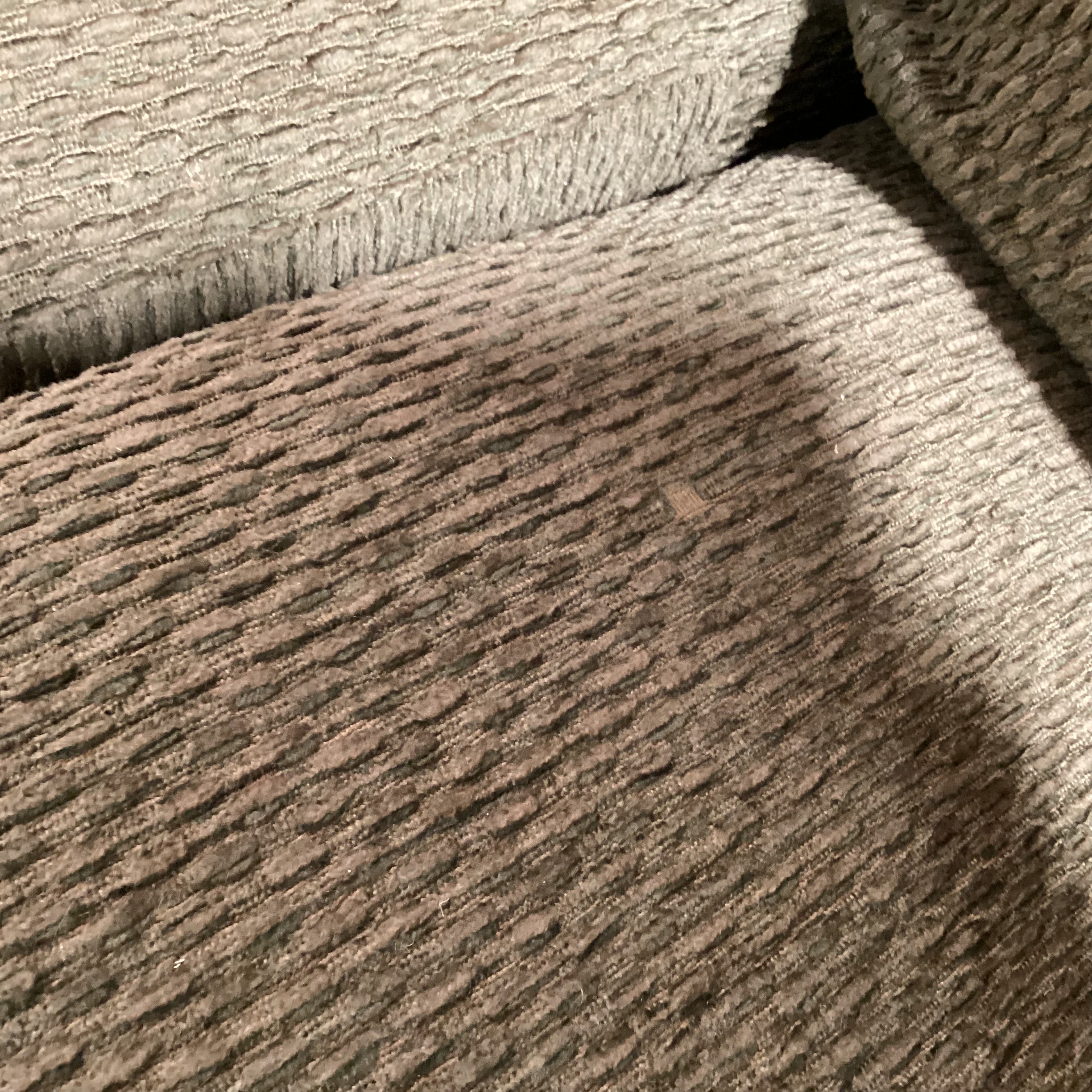 Corinthian Olive Chenille Woven Nailhead Sofa 98"x 45"x 33"