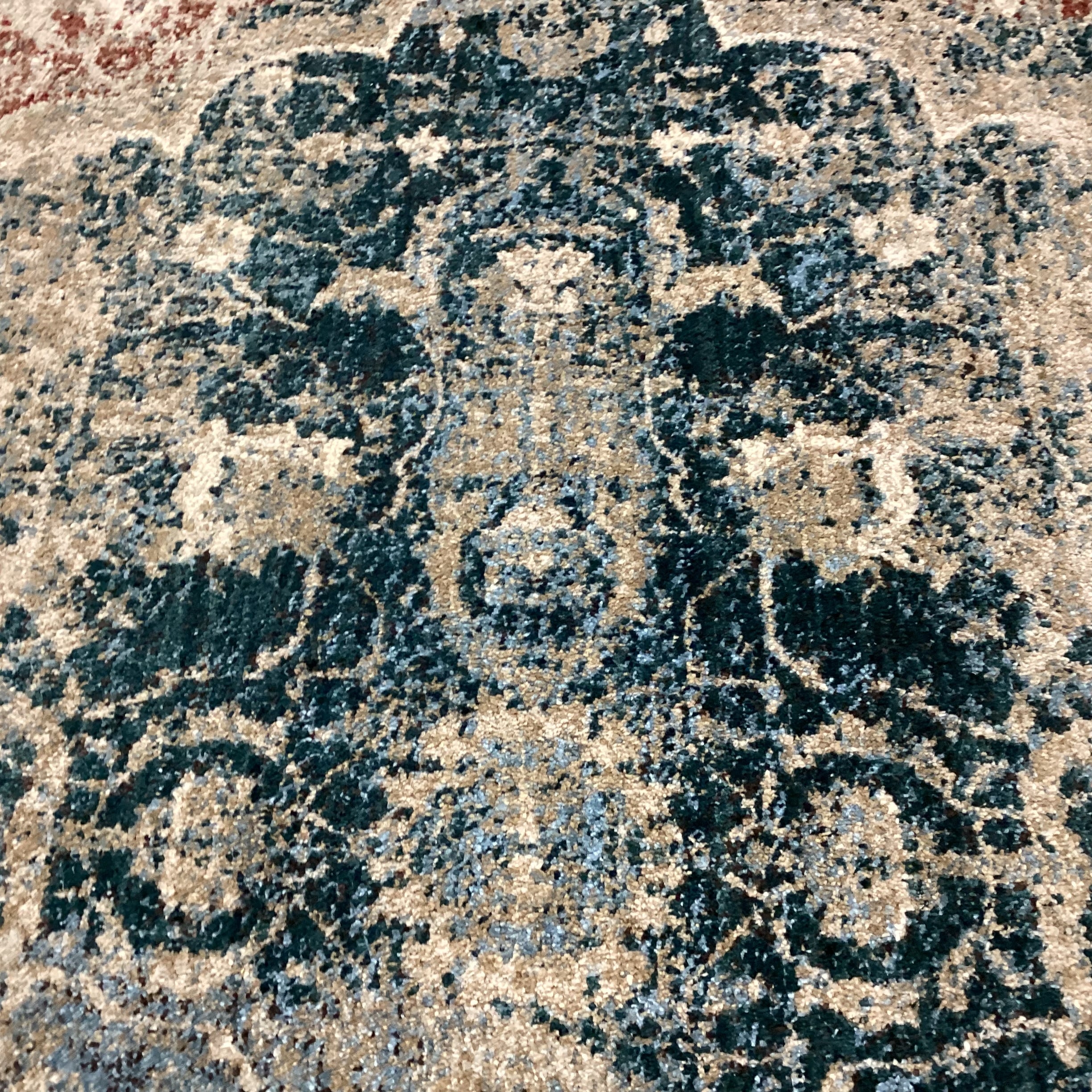Oriental Weavers Empire Teal Rust Multi Rug 5'3"x 7'6"