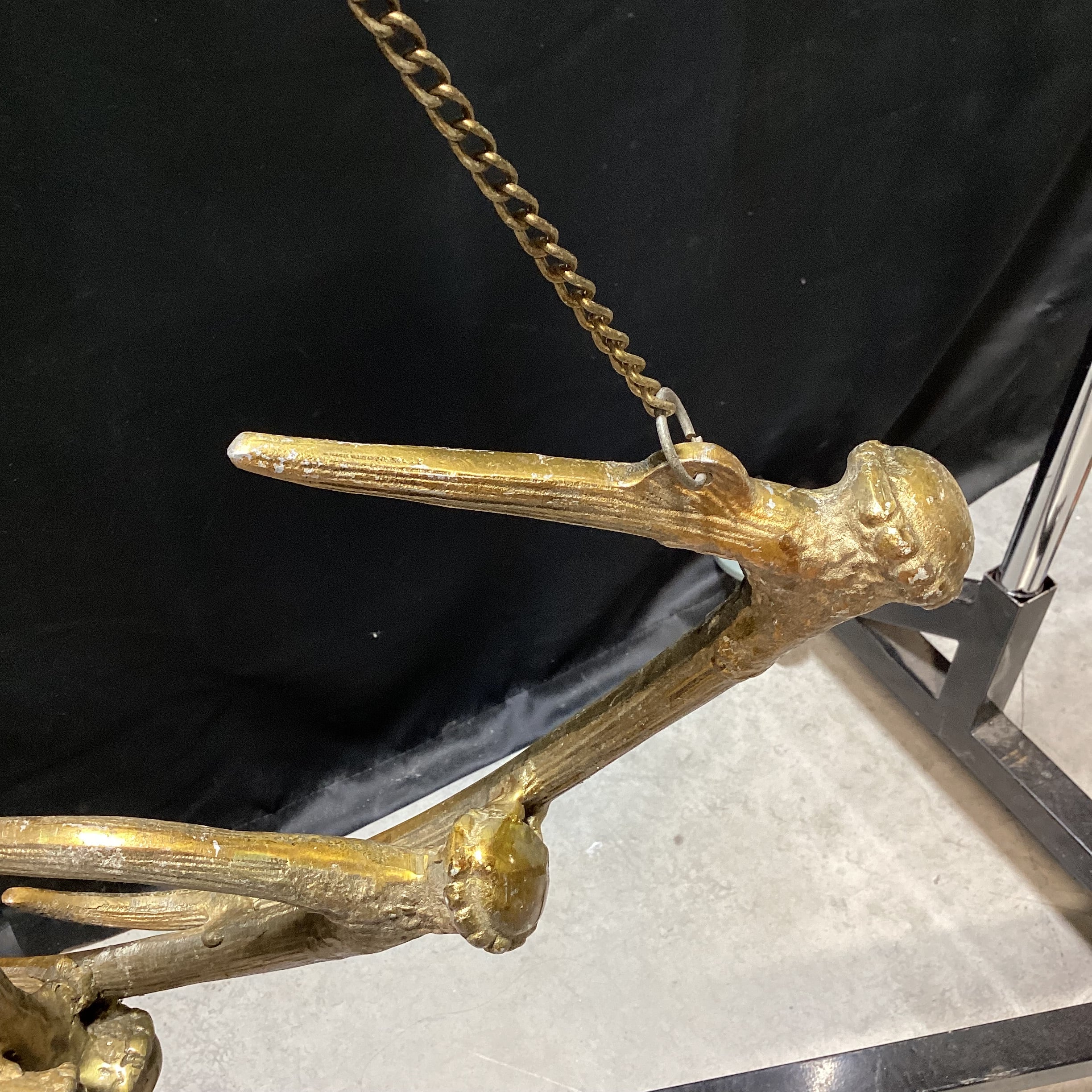 Faux Antler Aluminum Cast Hanging Art (1) 43" x 65"