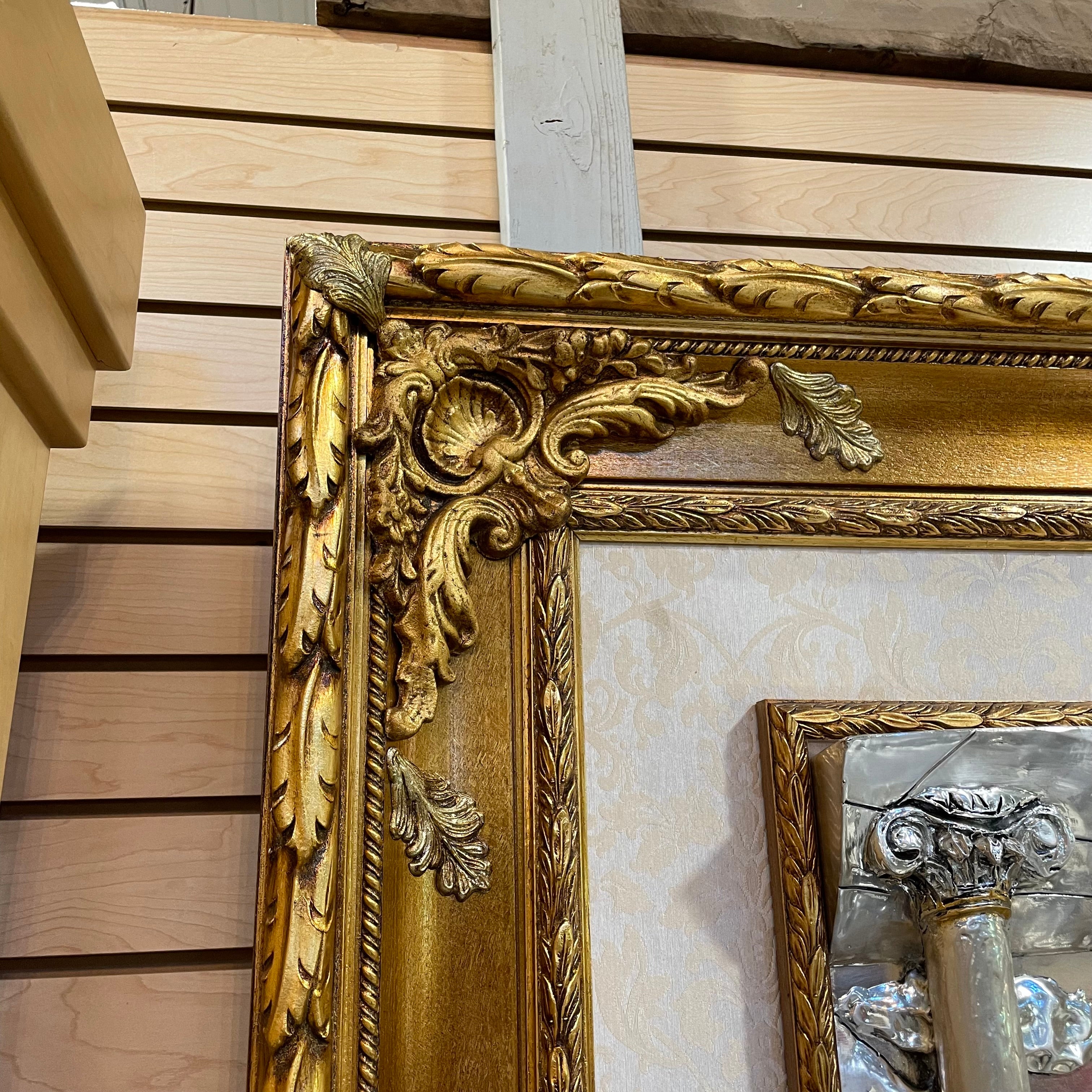 T.I.A. Signed "Cenacolo" The Last Supper 3D Silver And Gold 60" x 40"