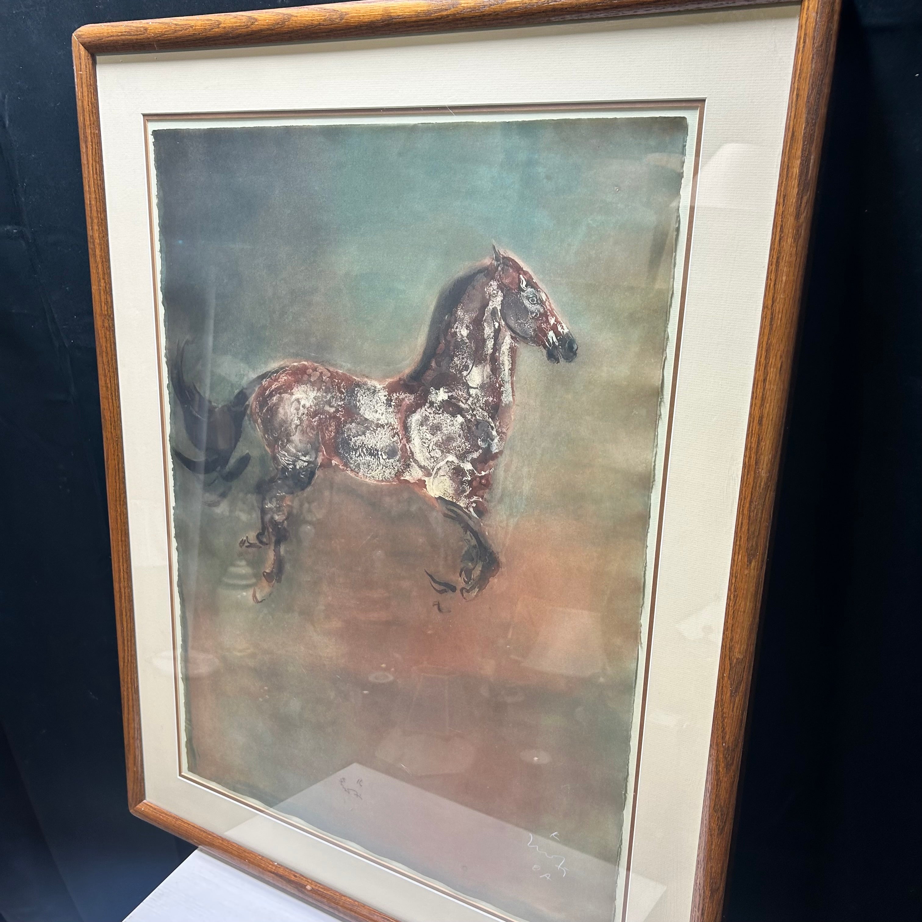 Vintage Kaiko Moti Prancing Horse 30"x 38"