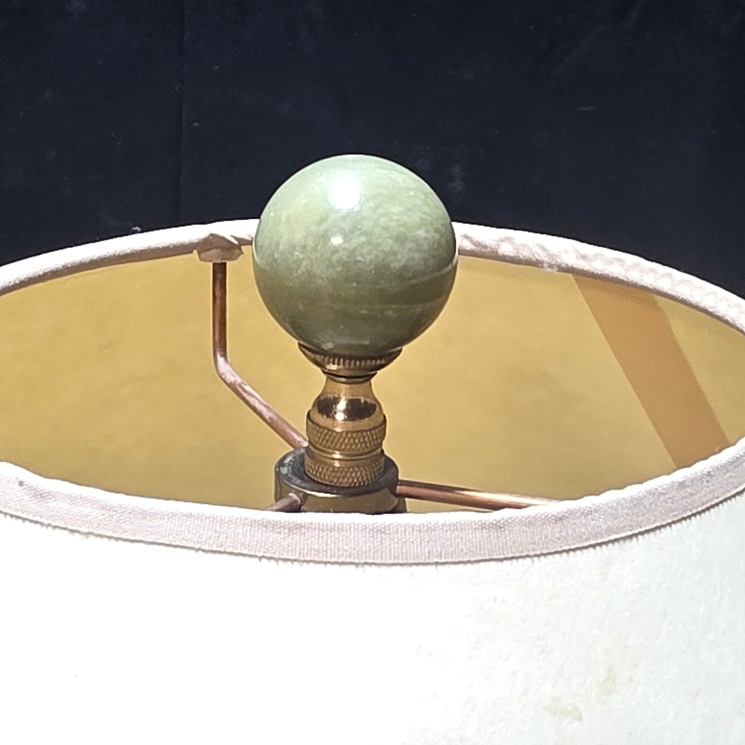 Signed "Kendall" Stoneware Pottery 60s-70s Table Lamp 21"Dx36"