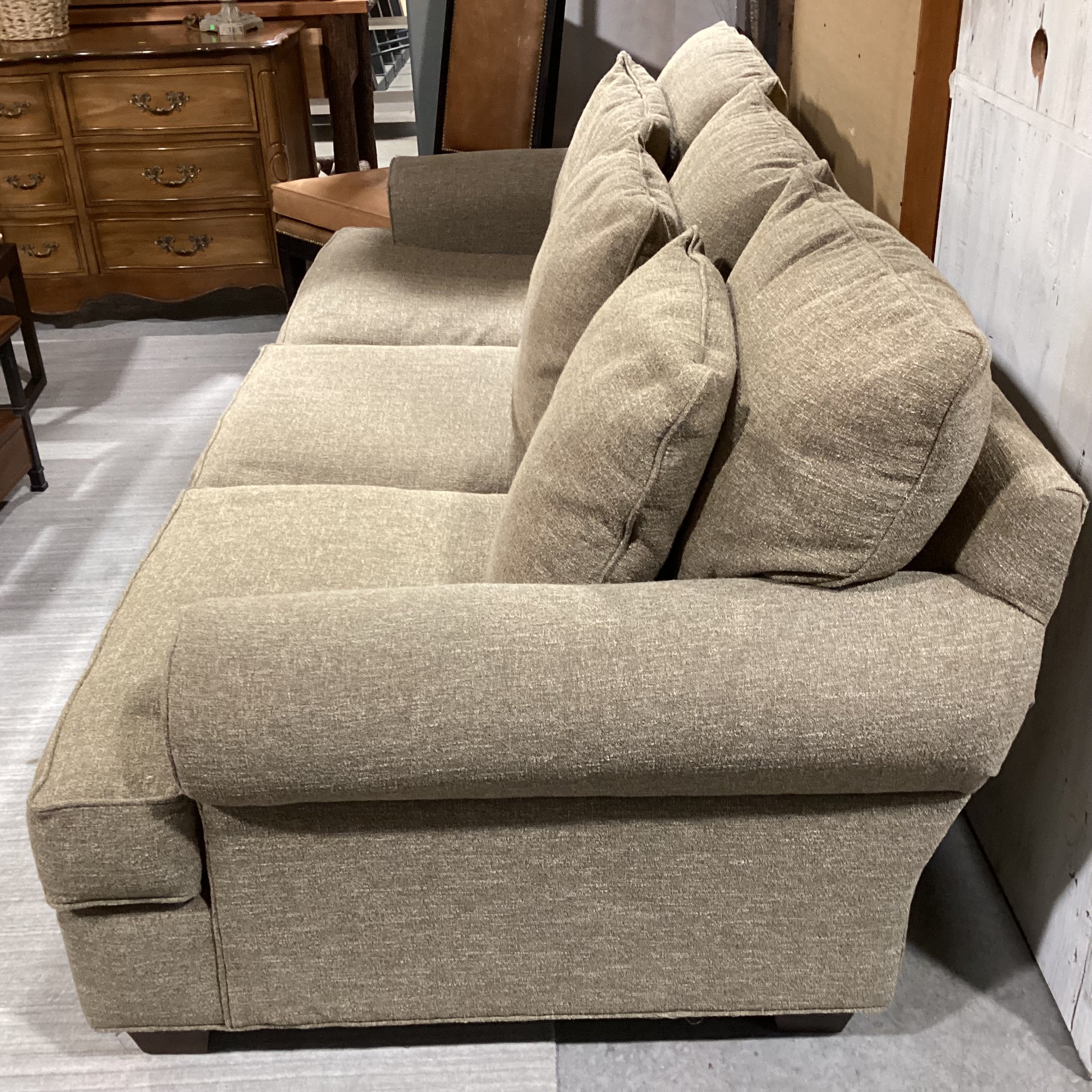 Fairfield Tan Woven Down Mix Sofa 93"x 42"x 31"