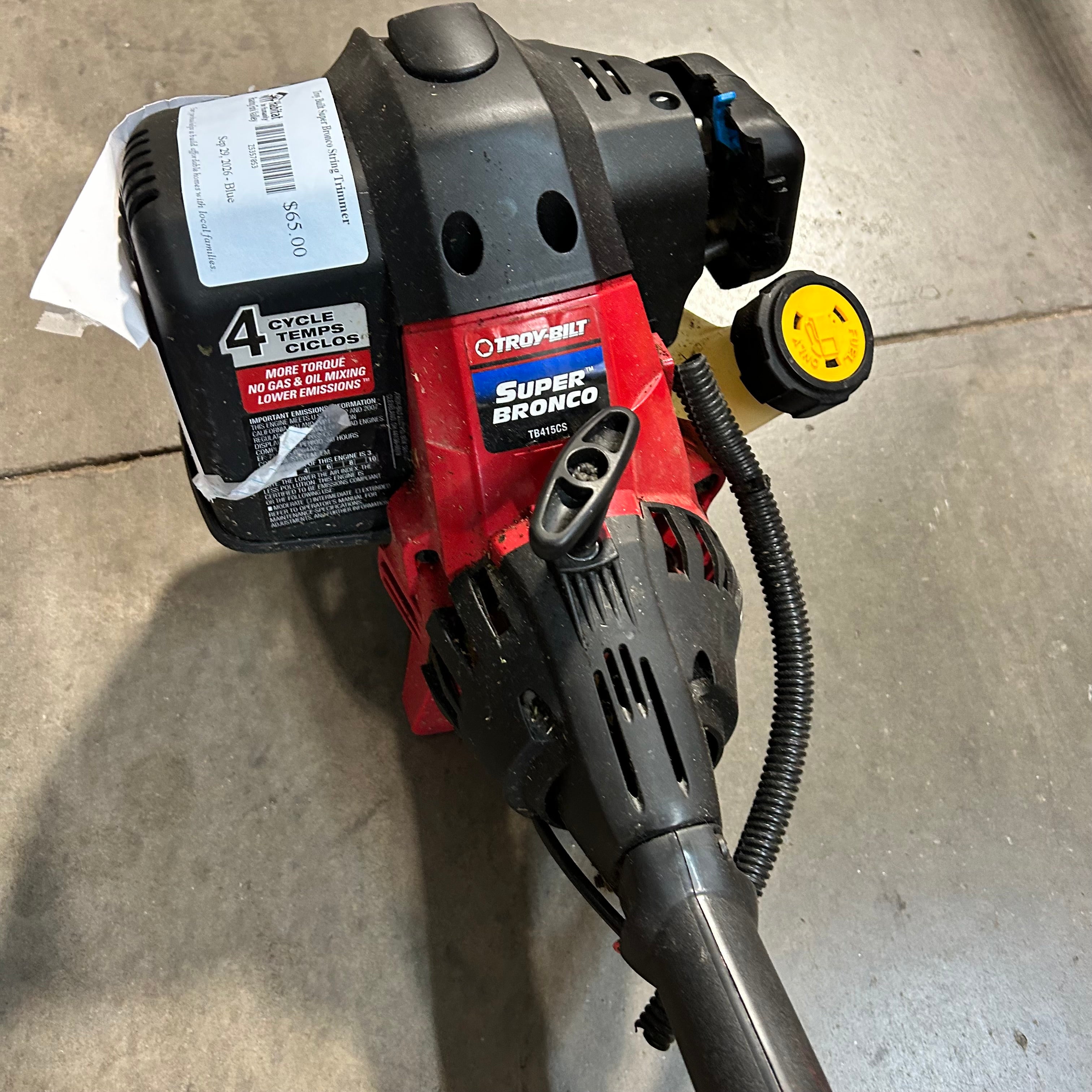 Troy Built Super Bronco String Trimmer