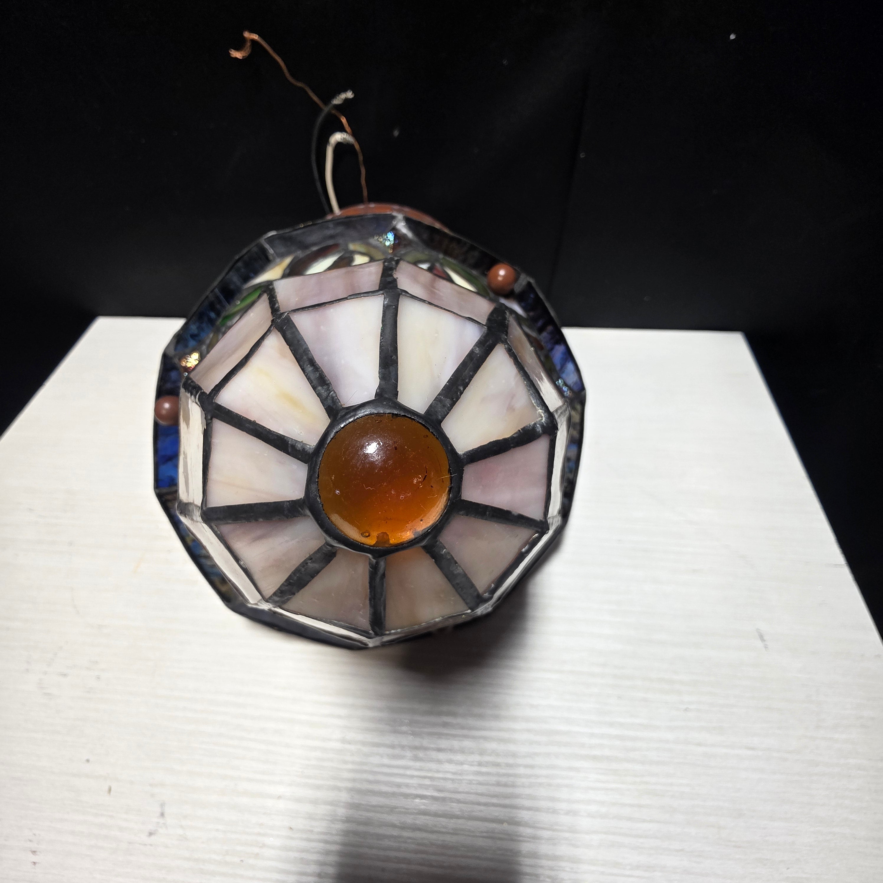 Potfolio Tiffany Style Pendant Lamp 8"D x 12"