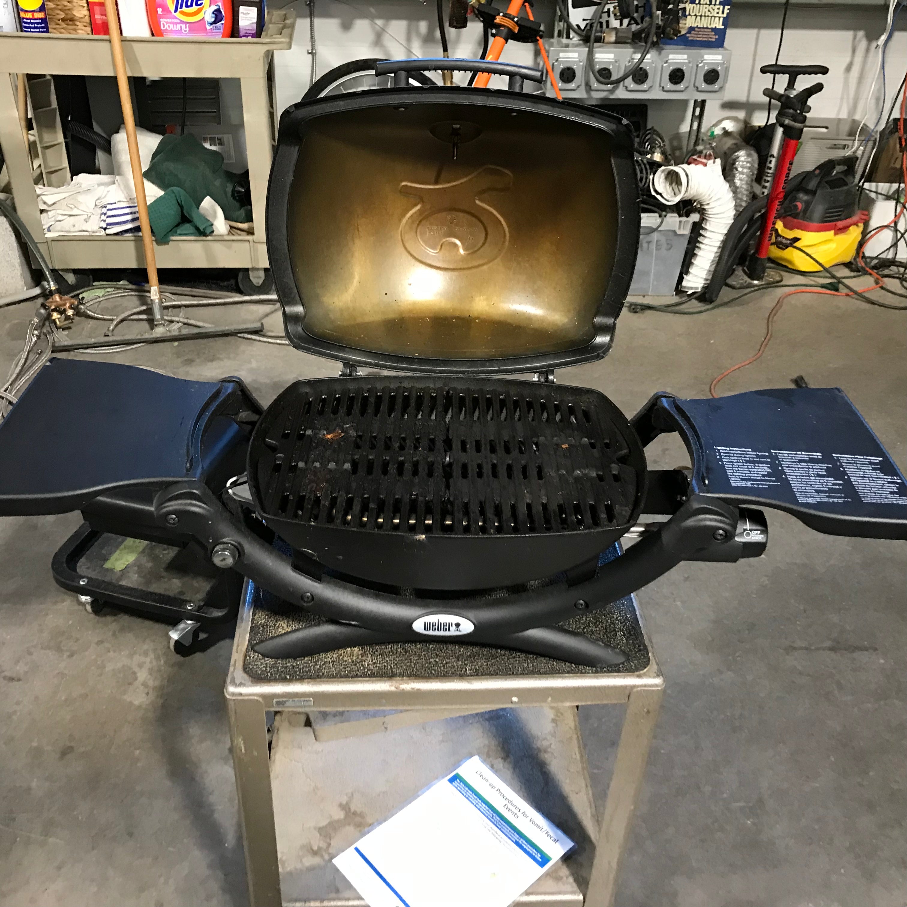 Webber Black Mini Propane Grill 40"x 13"x 14"