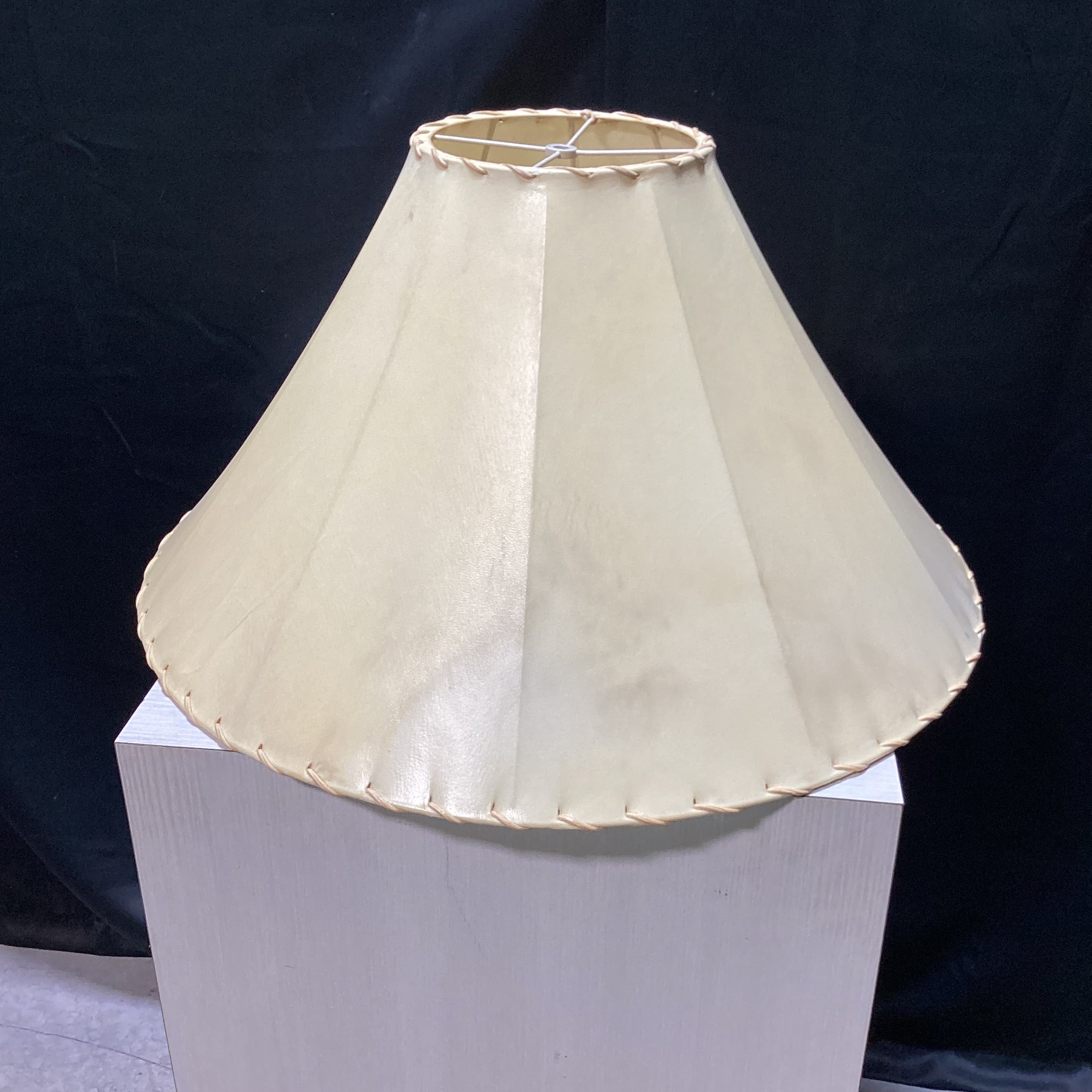 Raw Hide Rustic Lamp Shade (1) 26" x 16.5"