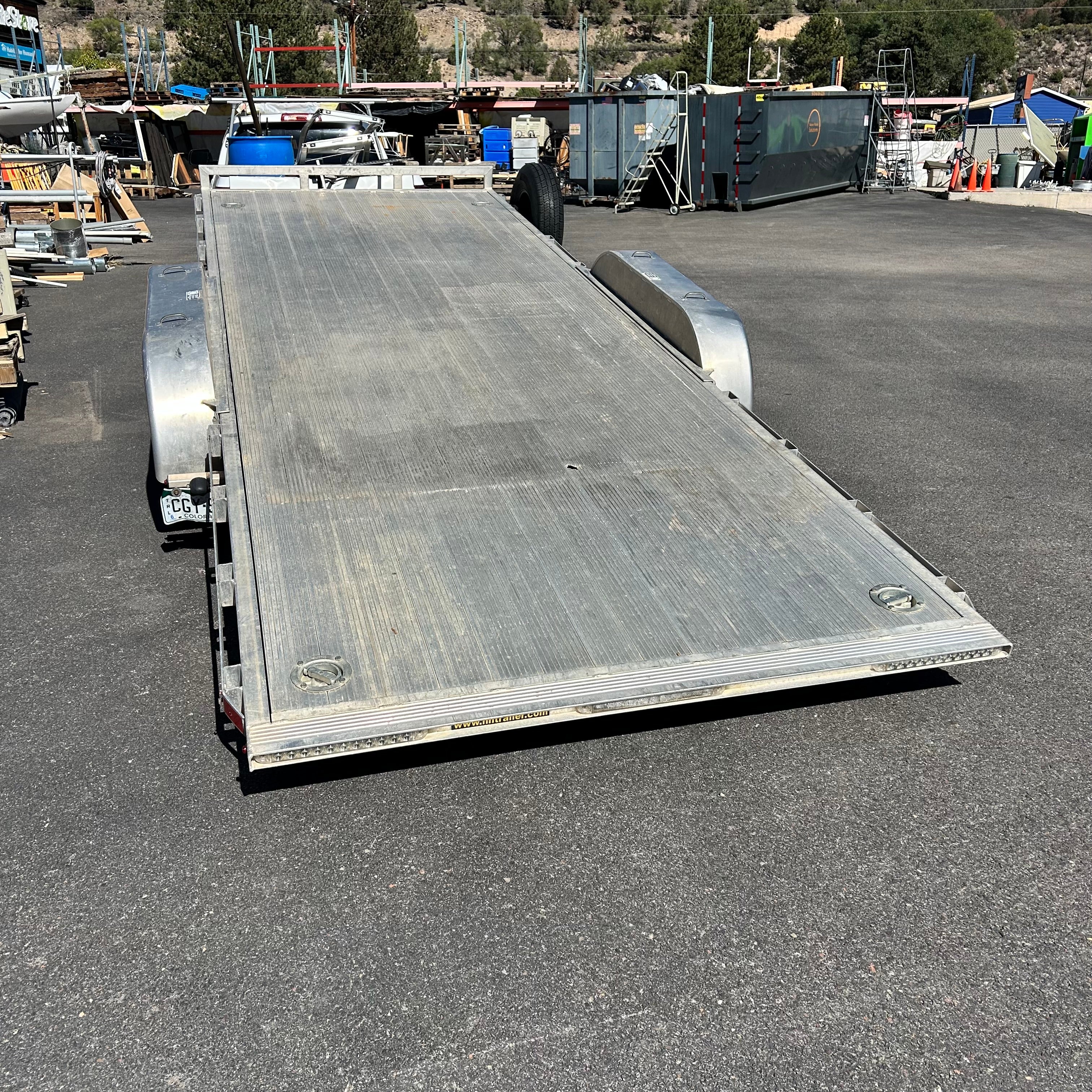 2022 25 ft. Total - 20' Deck Aluminum Tilt Speed Loader EX Car Hauler Trailer