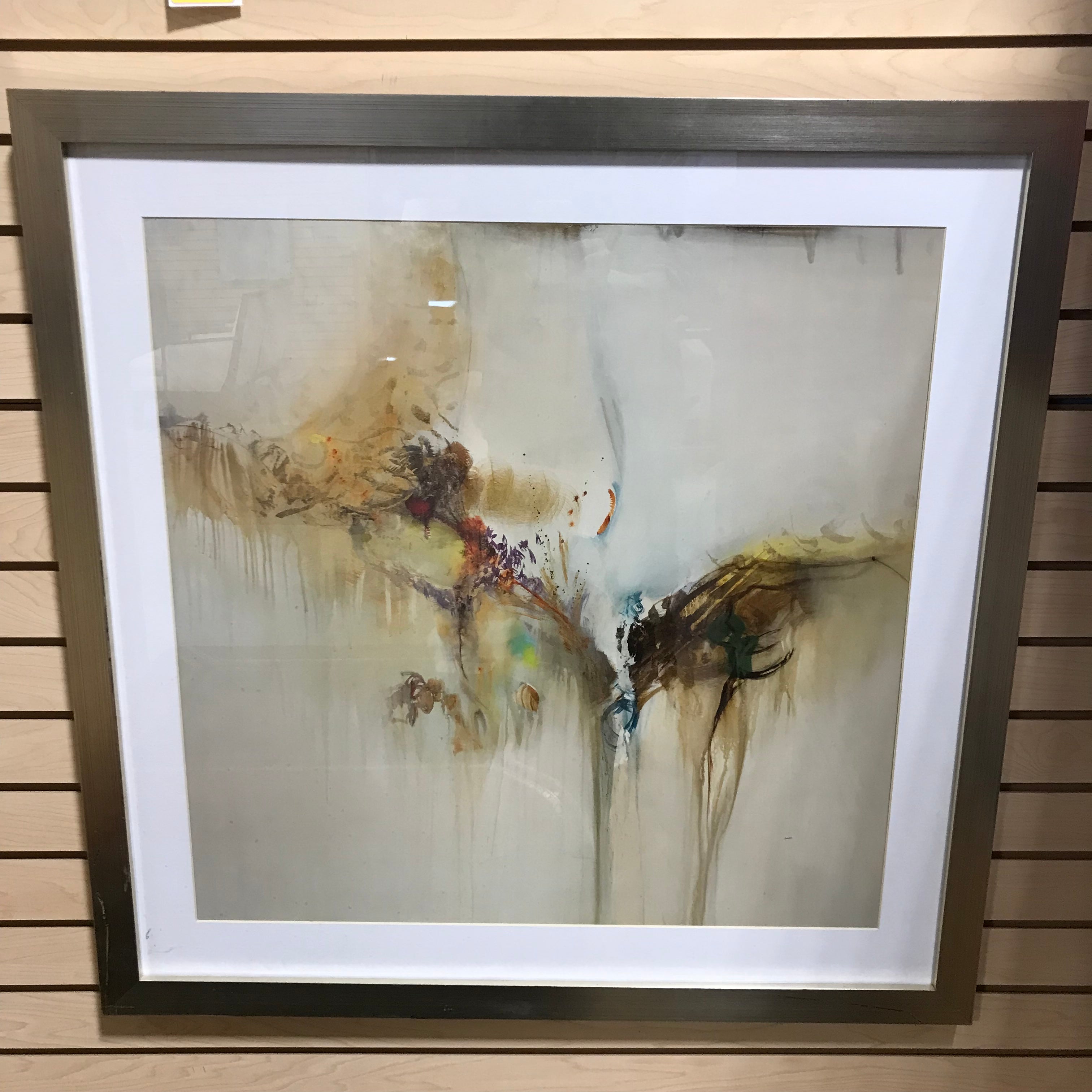 Sarah Stockstill 'Sonata II' Abstract Art Framed Print  Wall Decor 35.75"x 35.75"