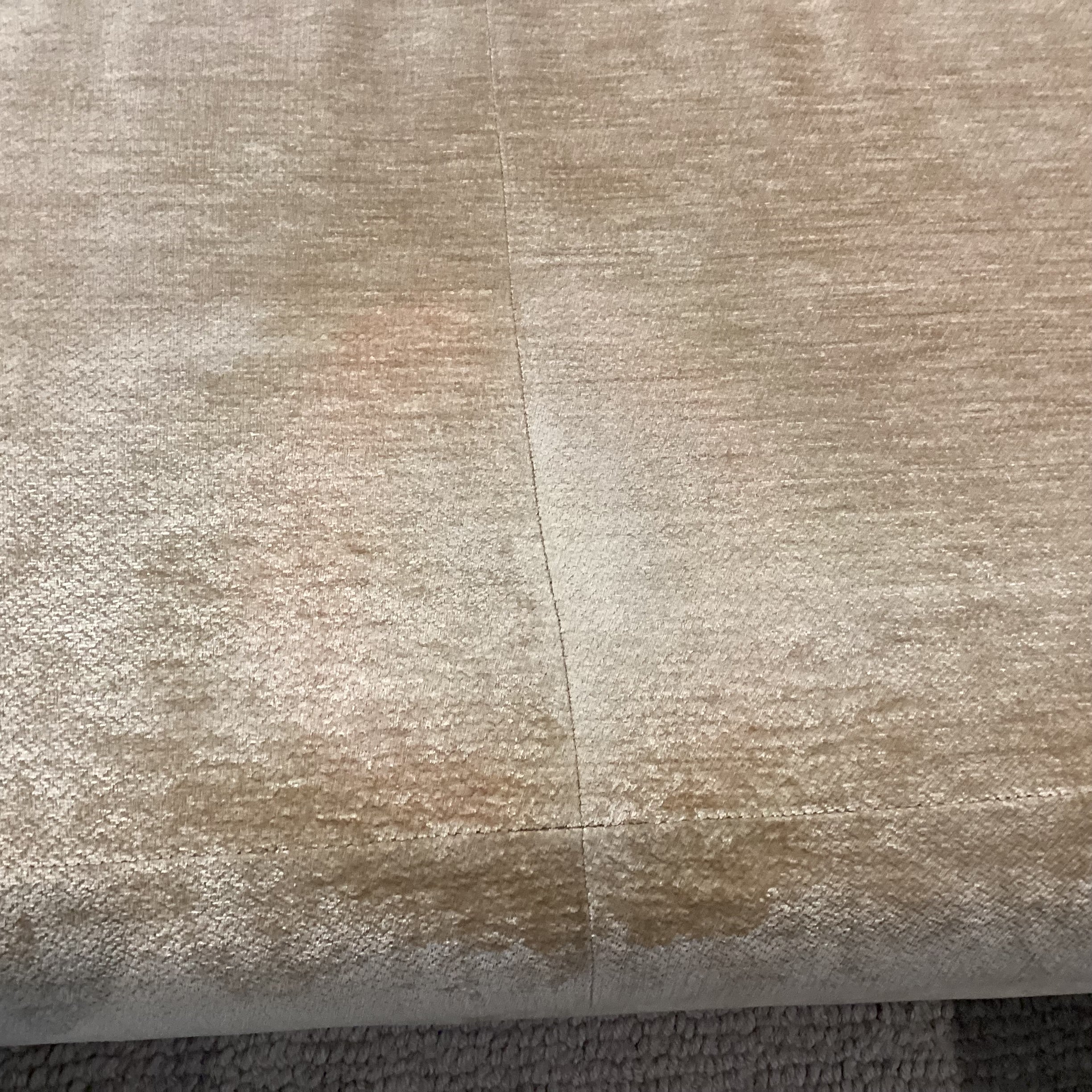 Golden Chenille Woven with Wood Base 3 Piece with End Chaises Sectional 84"x 121"x 84"x 37"x 28"